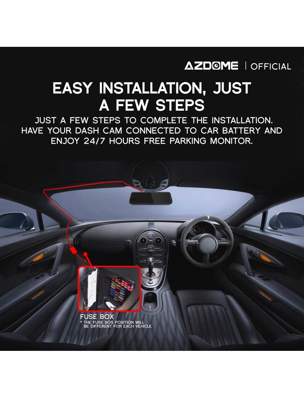 AZDOME HM03R Hardwire KIT