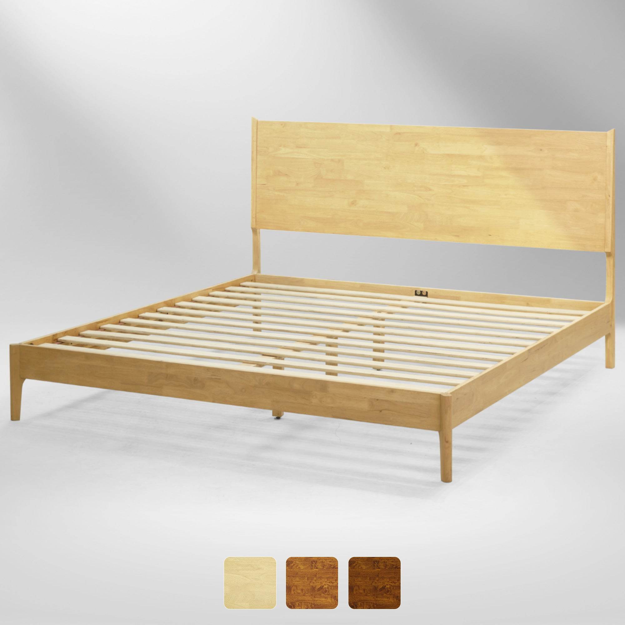 Haven Deluxe Wood Platform Bed Frame