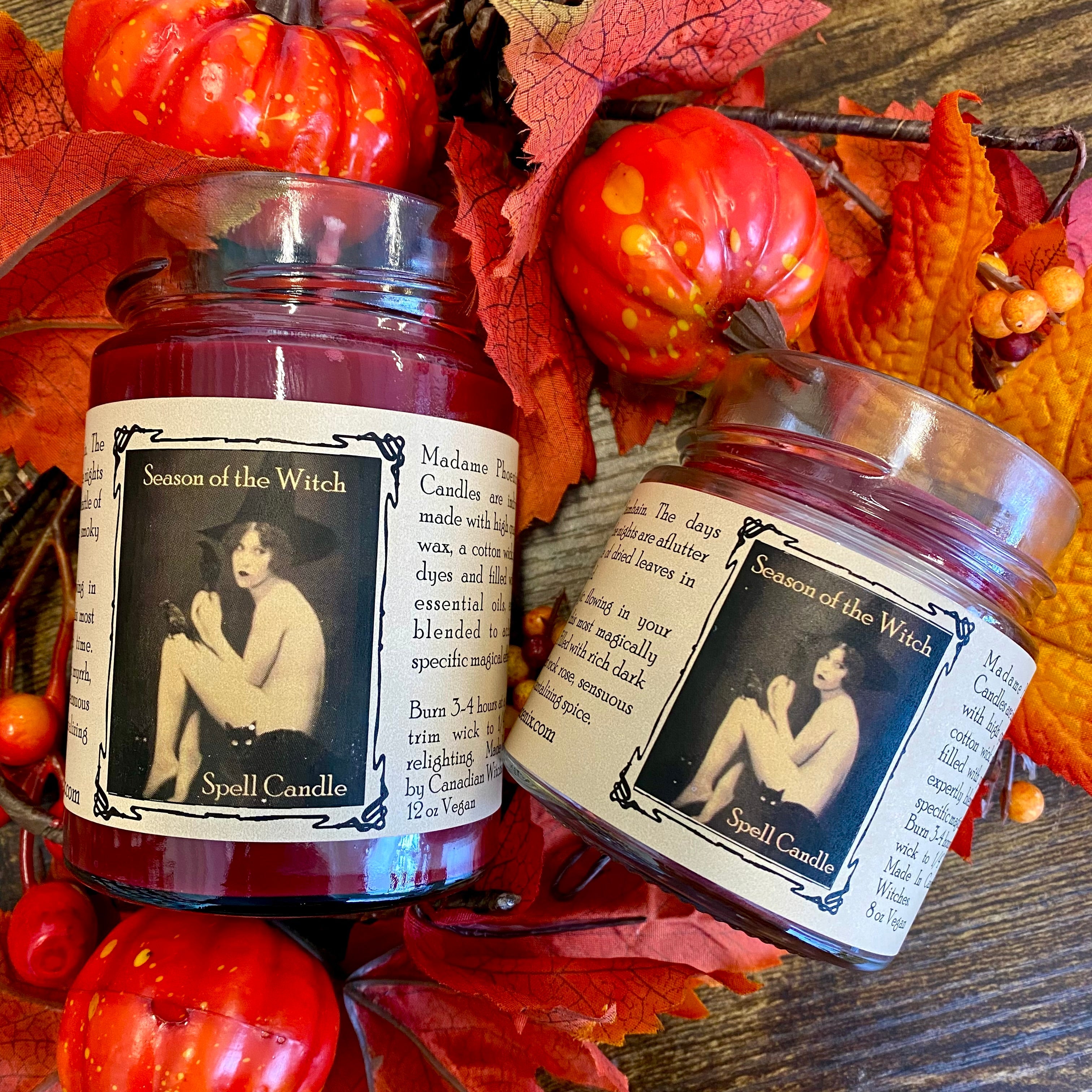 Season of the Witch Magic Samhain Spell Candle
