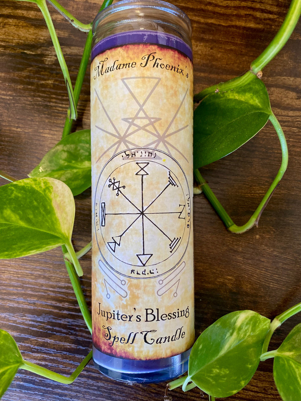 Planetary Magic Jupiter Blessing Spell Candle