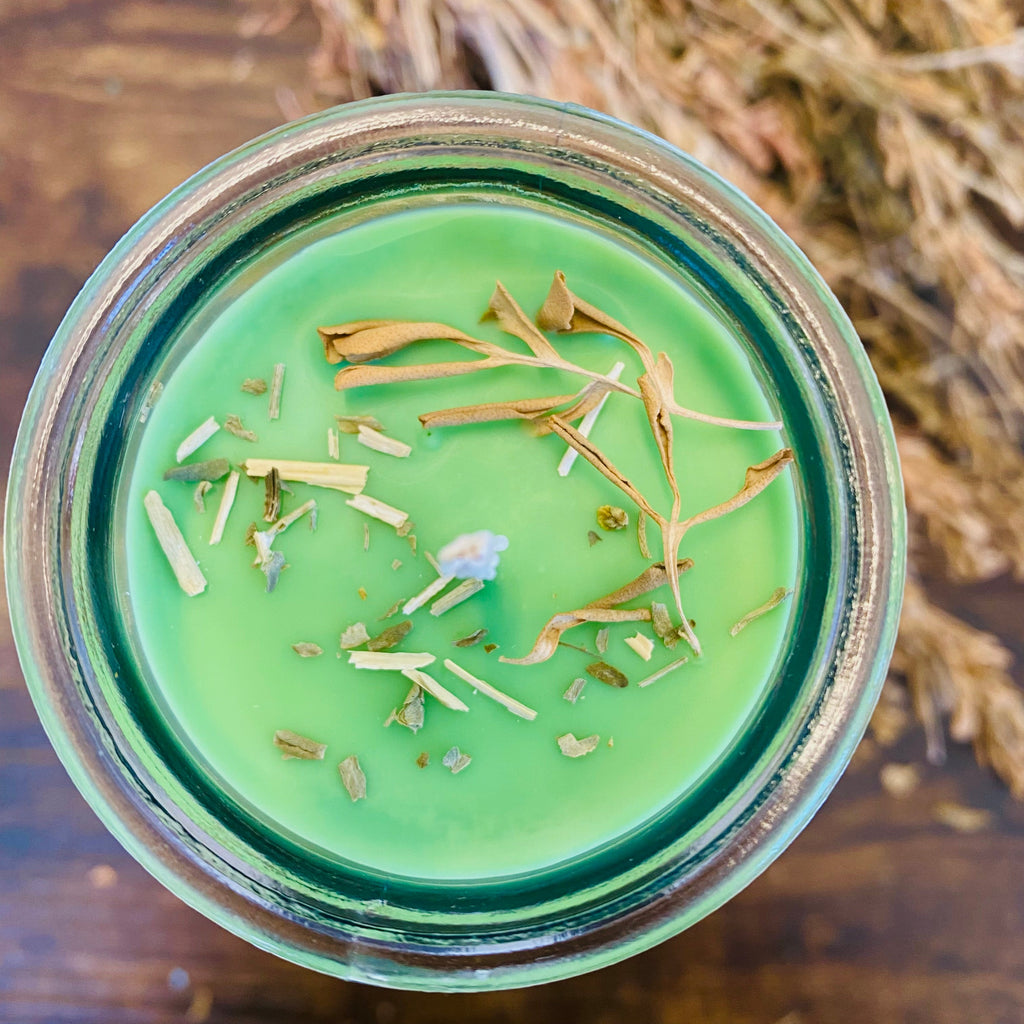 Organic Rue Magic Spell Candle