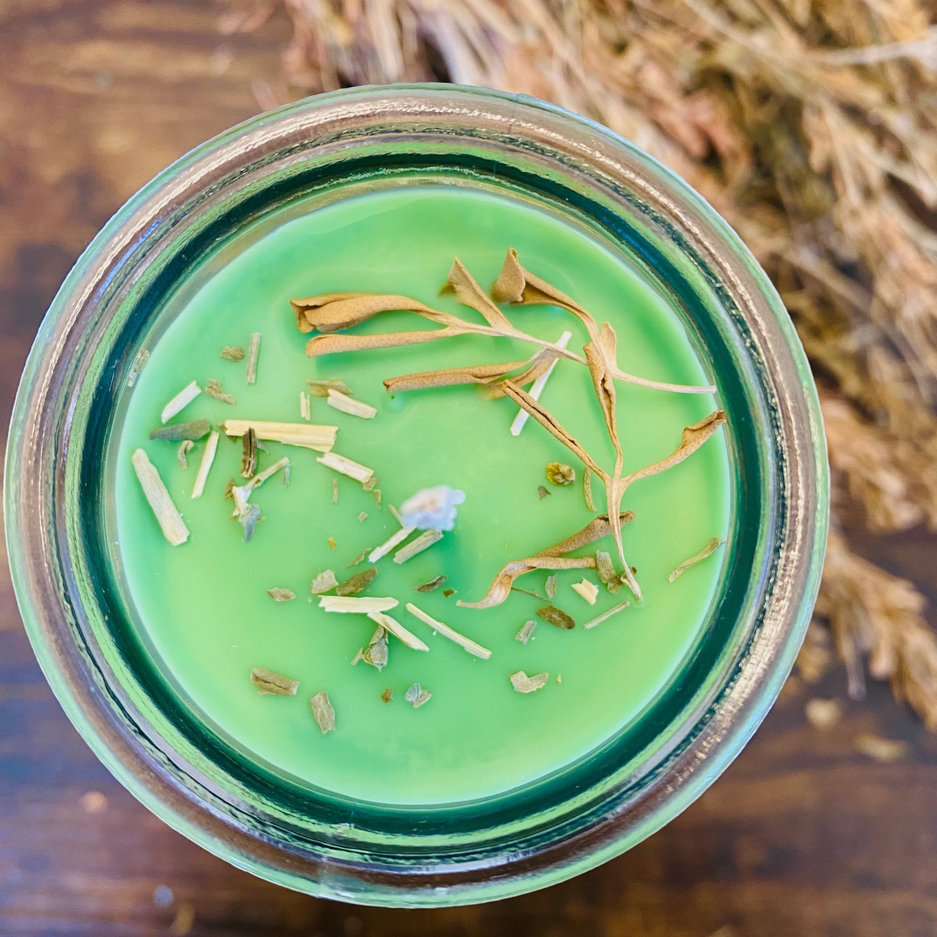 Organic Rue Magic Spell Candle