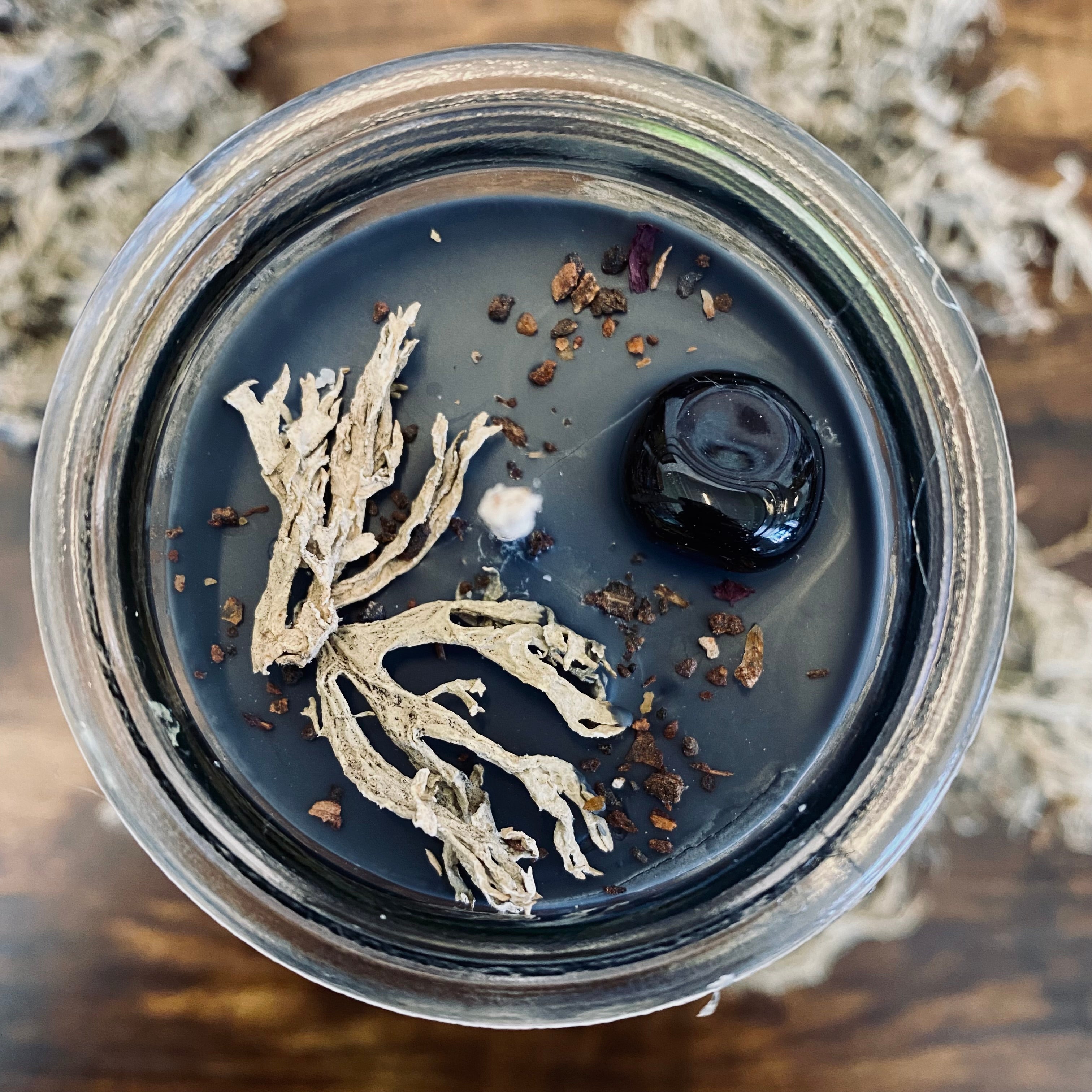 Planetary Magic Saturn Spell Candle