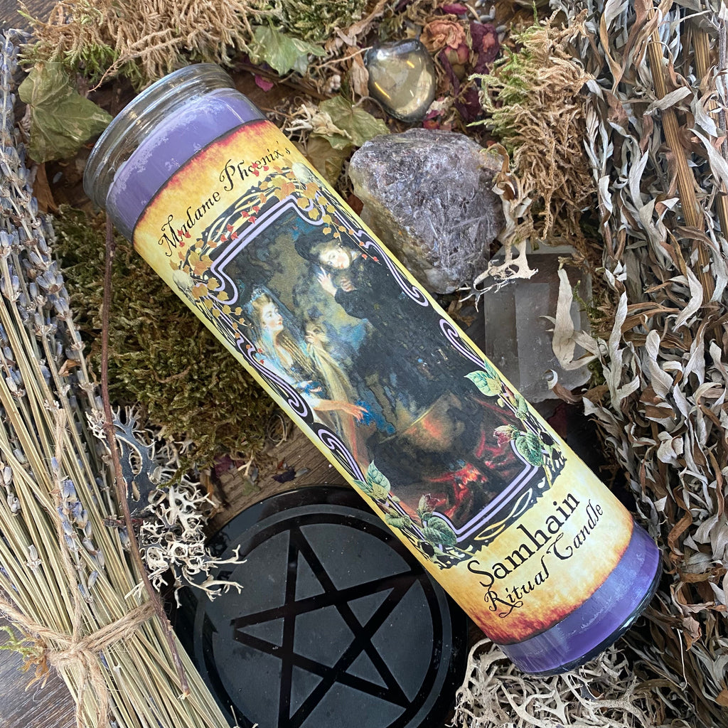Samhain Sabbat Ritual Spell Candle