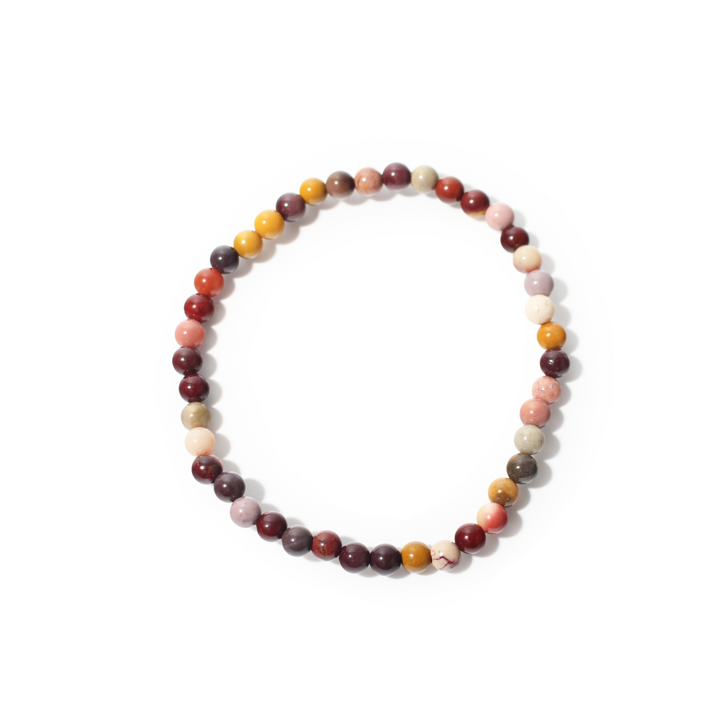 Mookaite Jasper Bead Bracelet