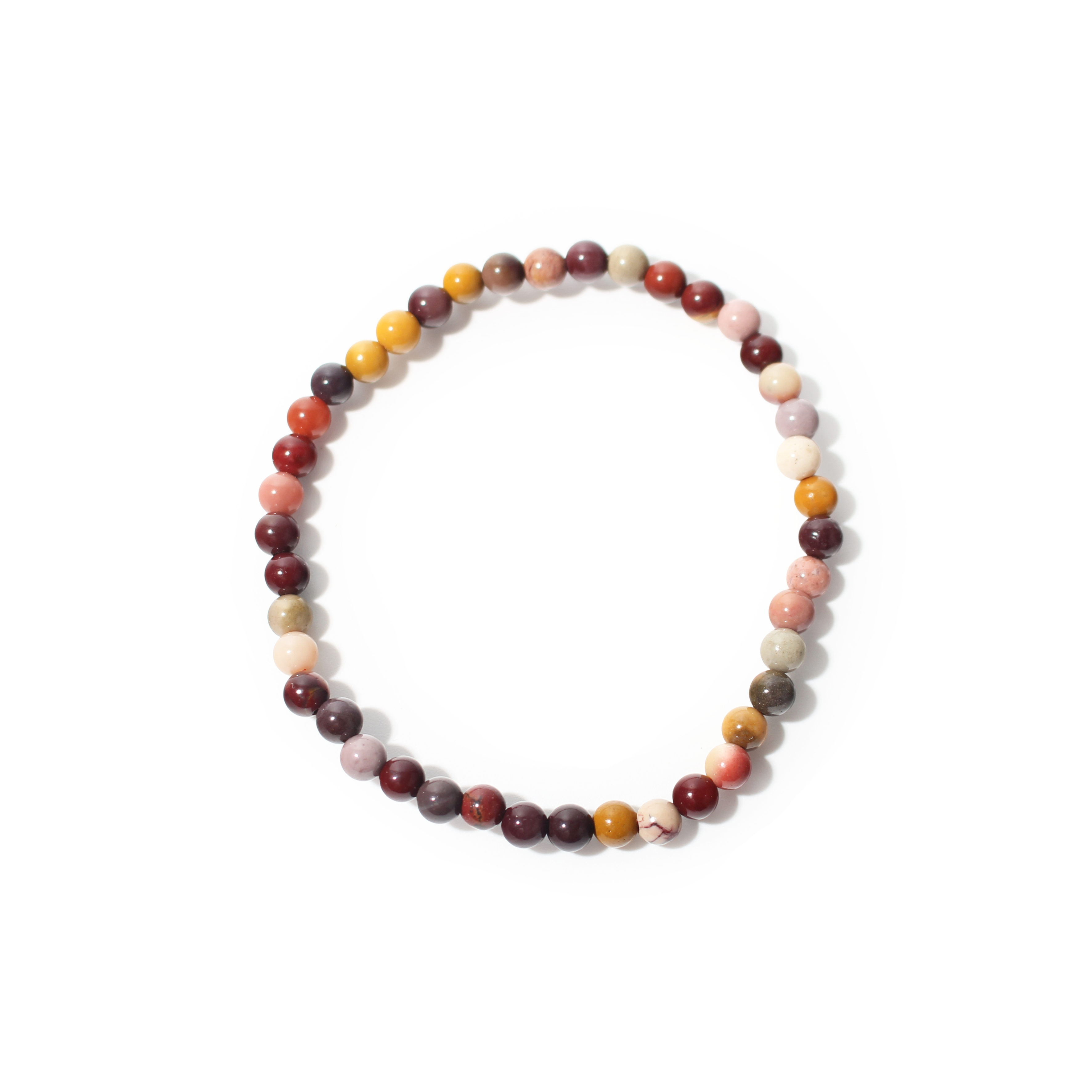 Mookaite Jasper Bead Bracelet