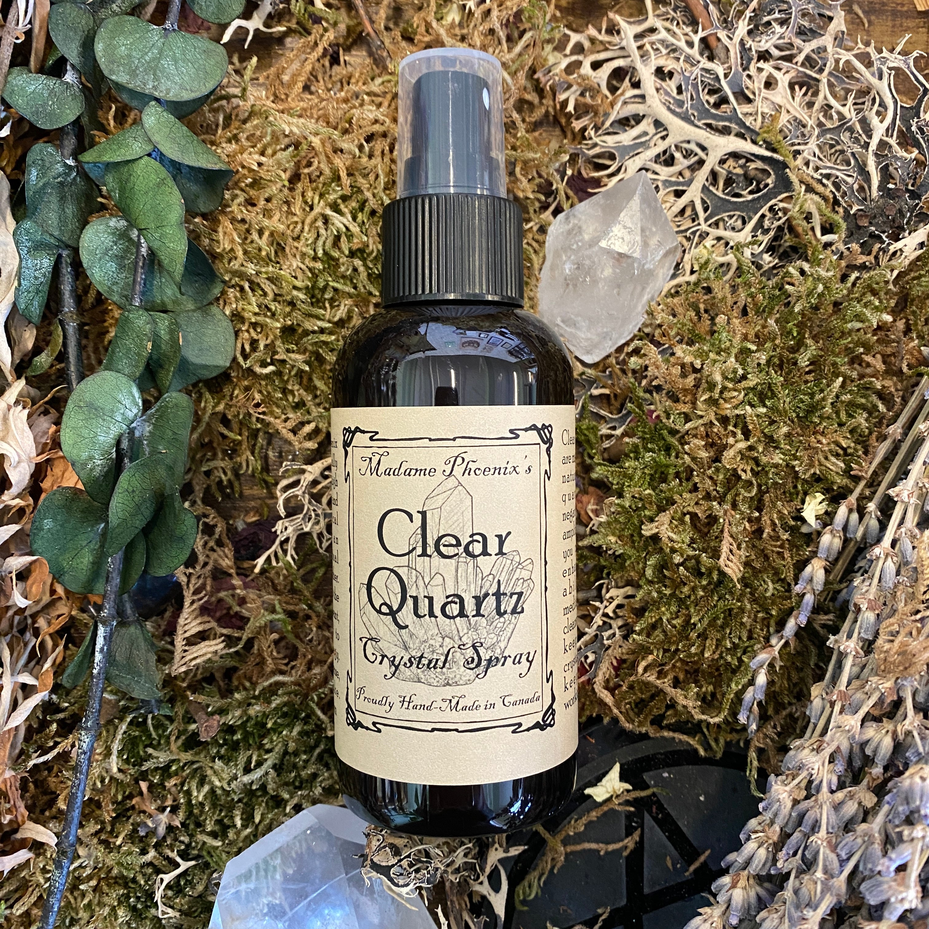 Clear Quartz Aura and Room spray
