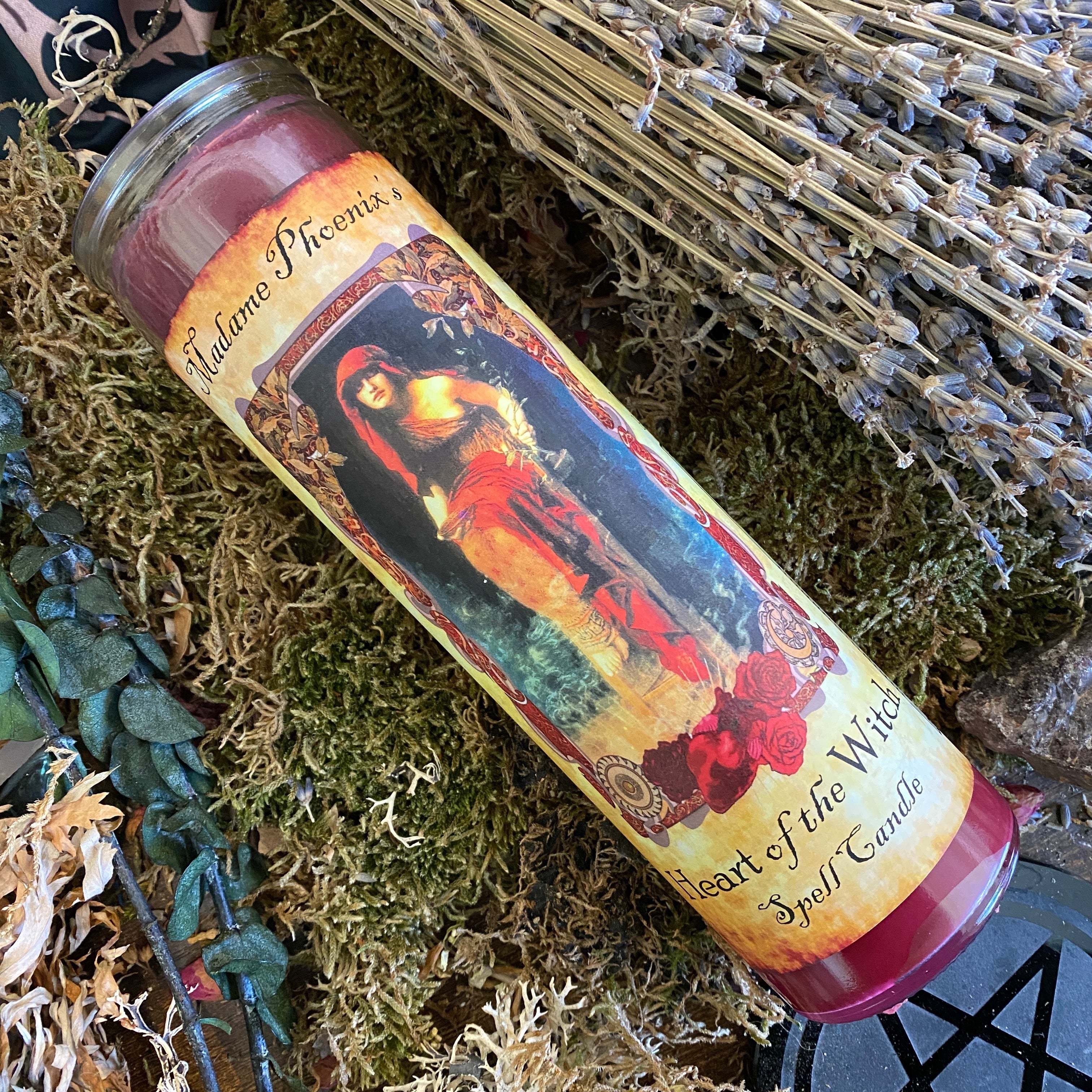 Heart of the Witch Ritual Spell Candle