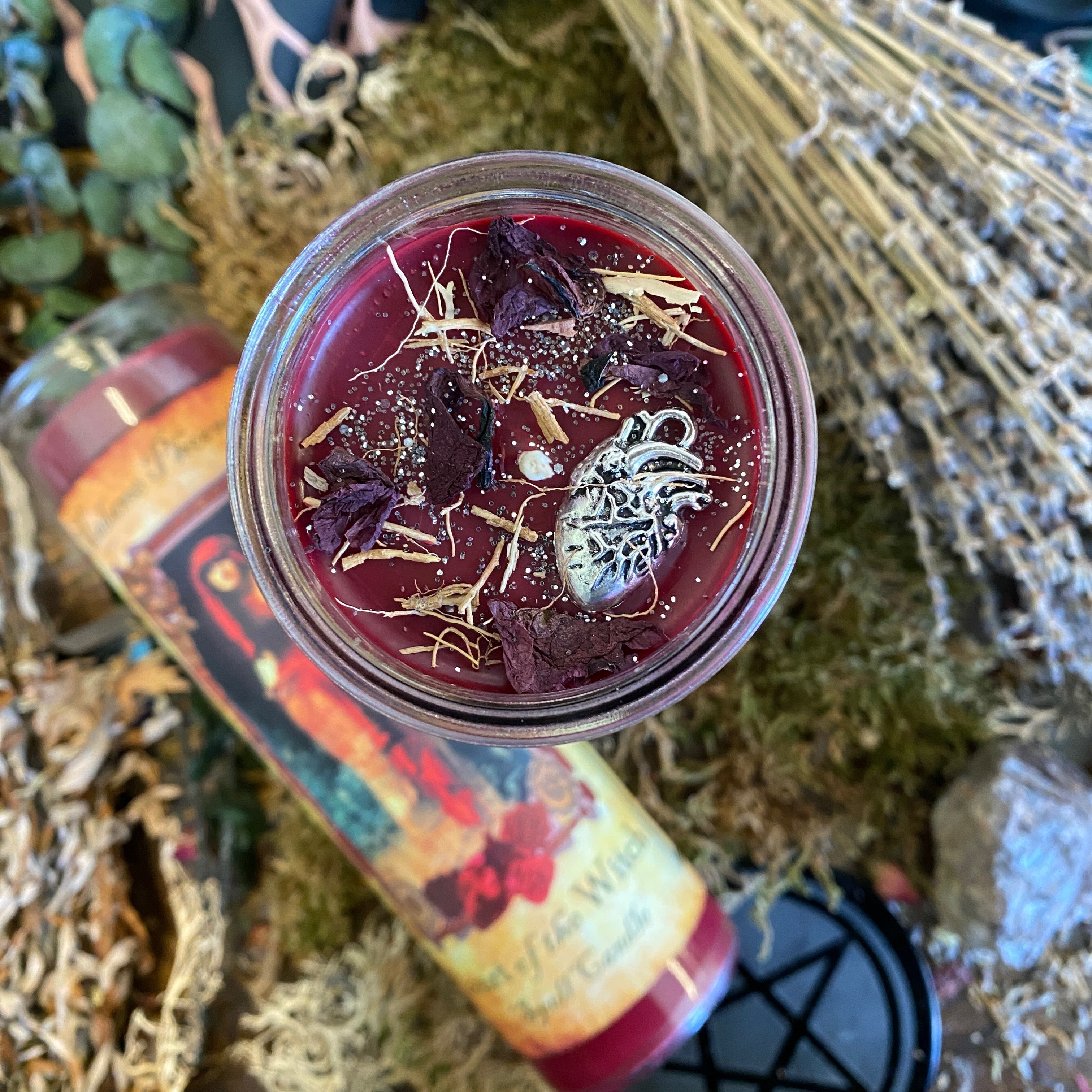 Heart of the Witch Ritual Spell Candle