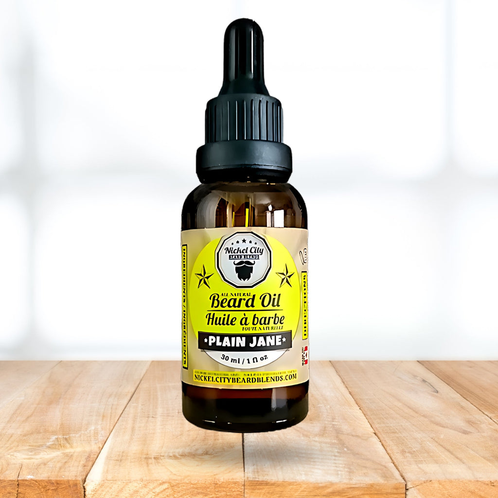 Plain Jane Beard Oil (30ml) – Naked, Unscented & Fragrance-Free | Premium Conditioning Beard Oil