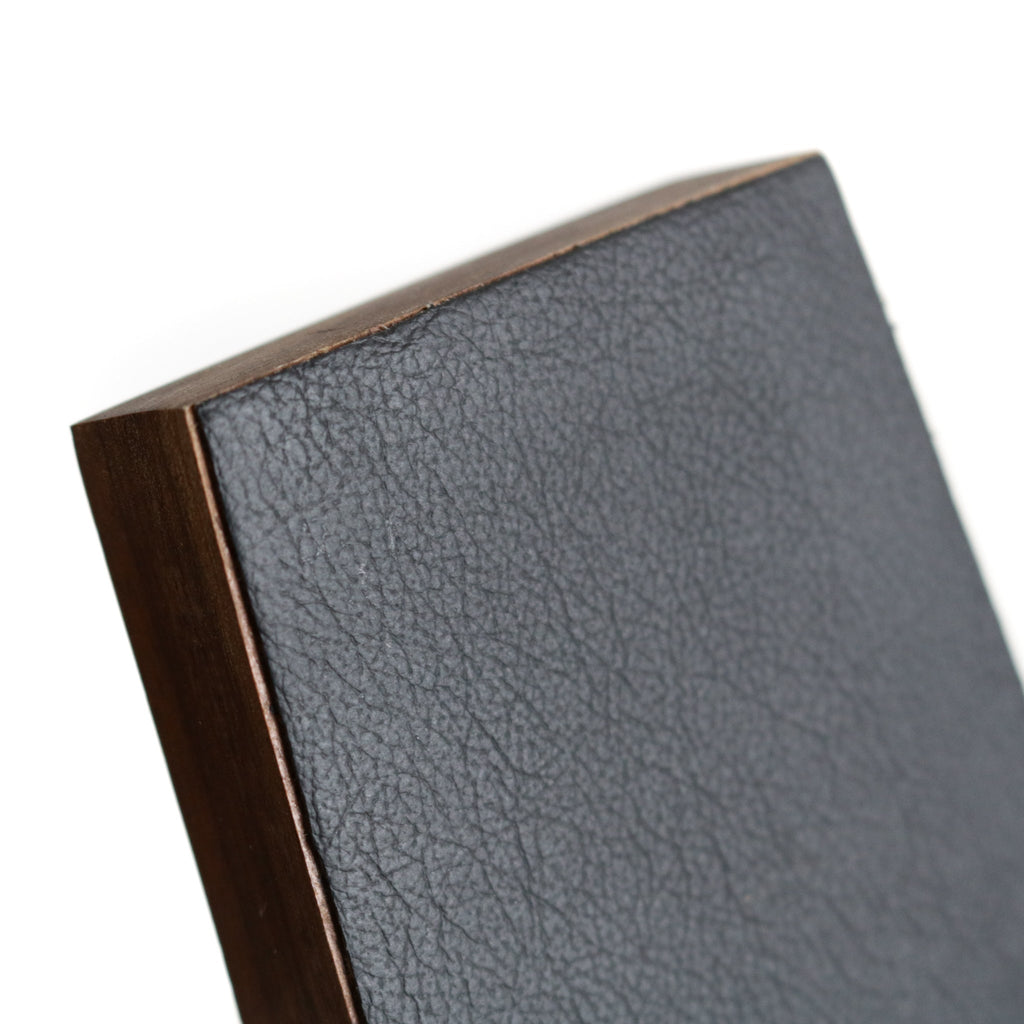 Black Leather Tilt Stand