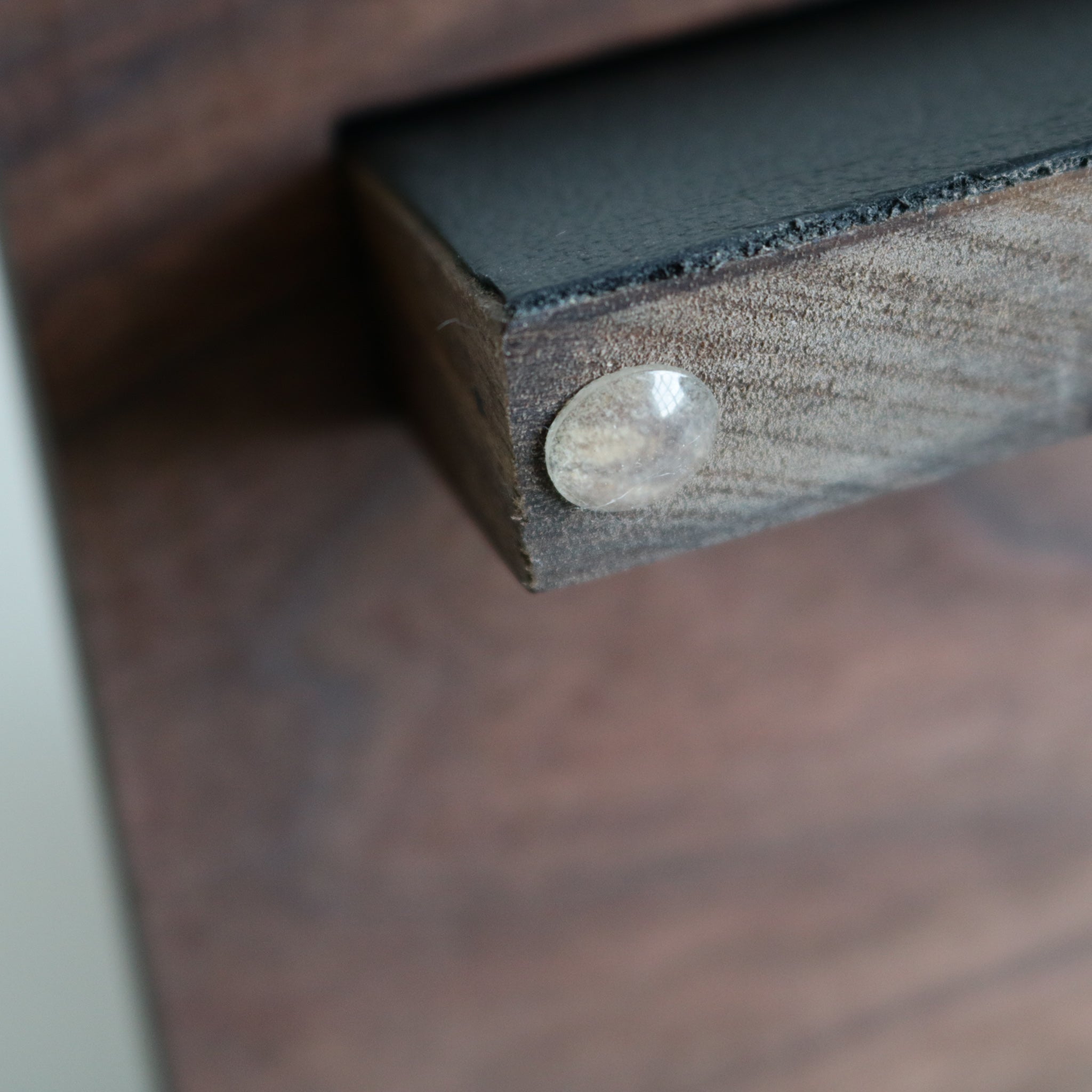 Black Leather Tilt Stand