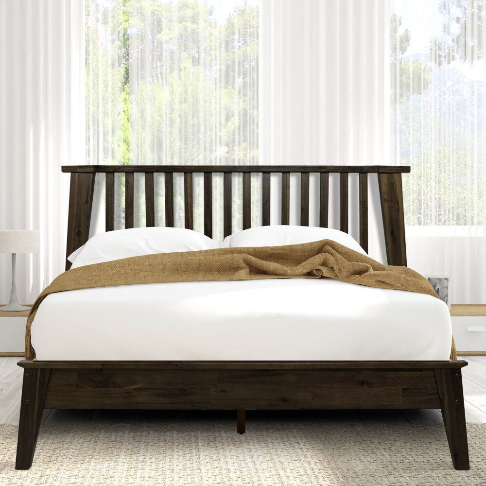 Kaylin Deluxe Wood Platform Bed Frame