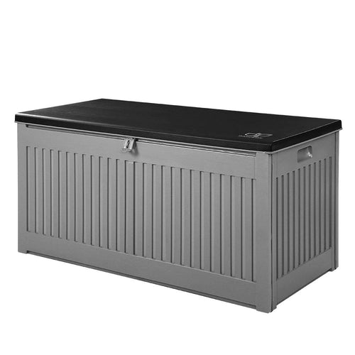 Gardeon Outdoor Storage Box 270L Container Lockable Garden Bench Tool