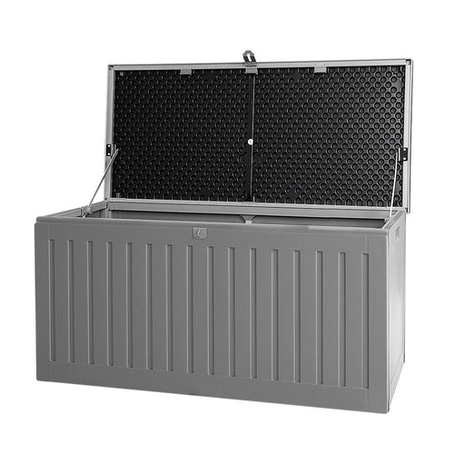 Gardeon Outdoor Storage Box 270L Container Lockable Garden Bench Tool