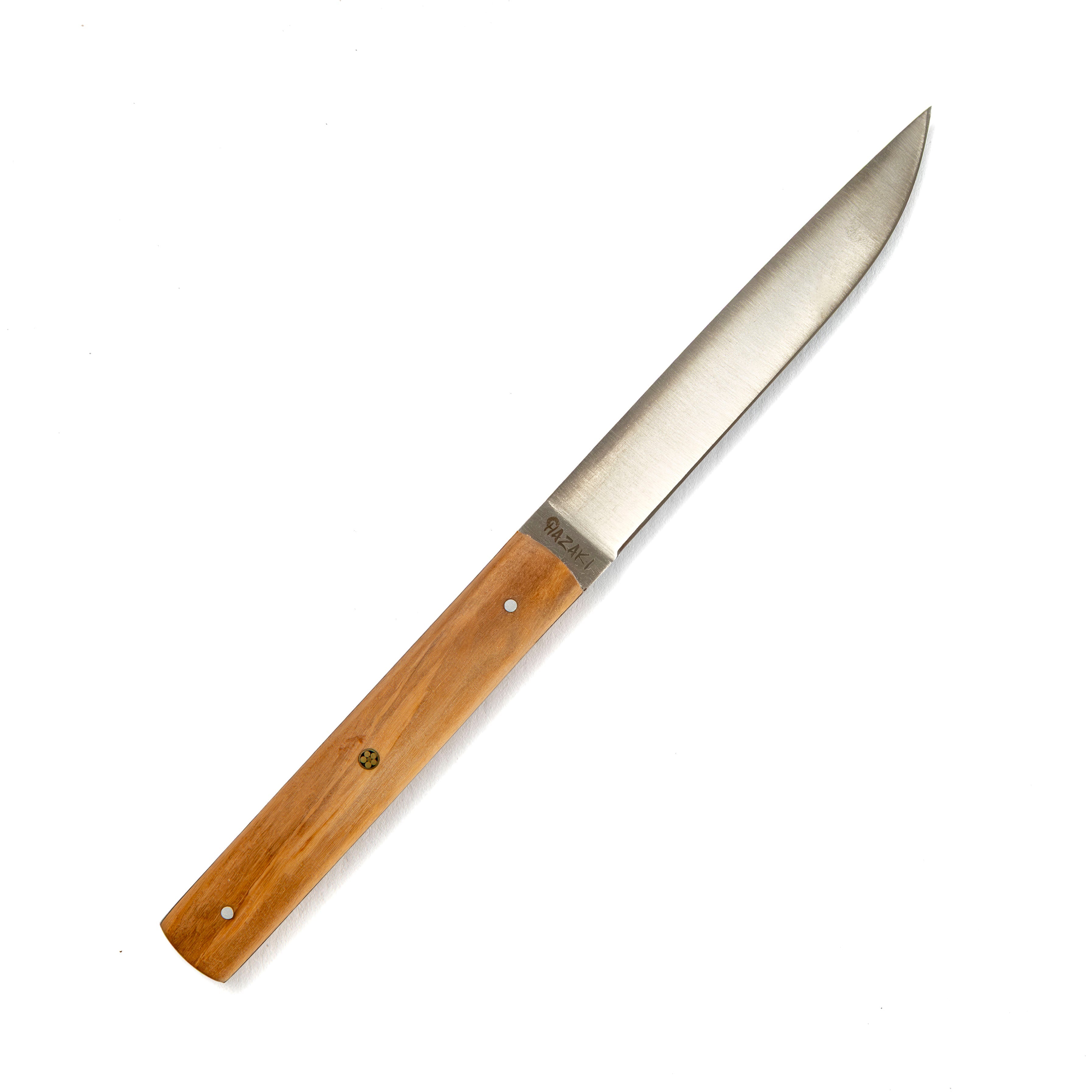 Hazaki Steak Knives 4 pc Kit - Olive Wood
