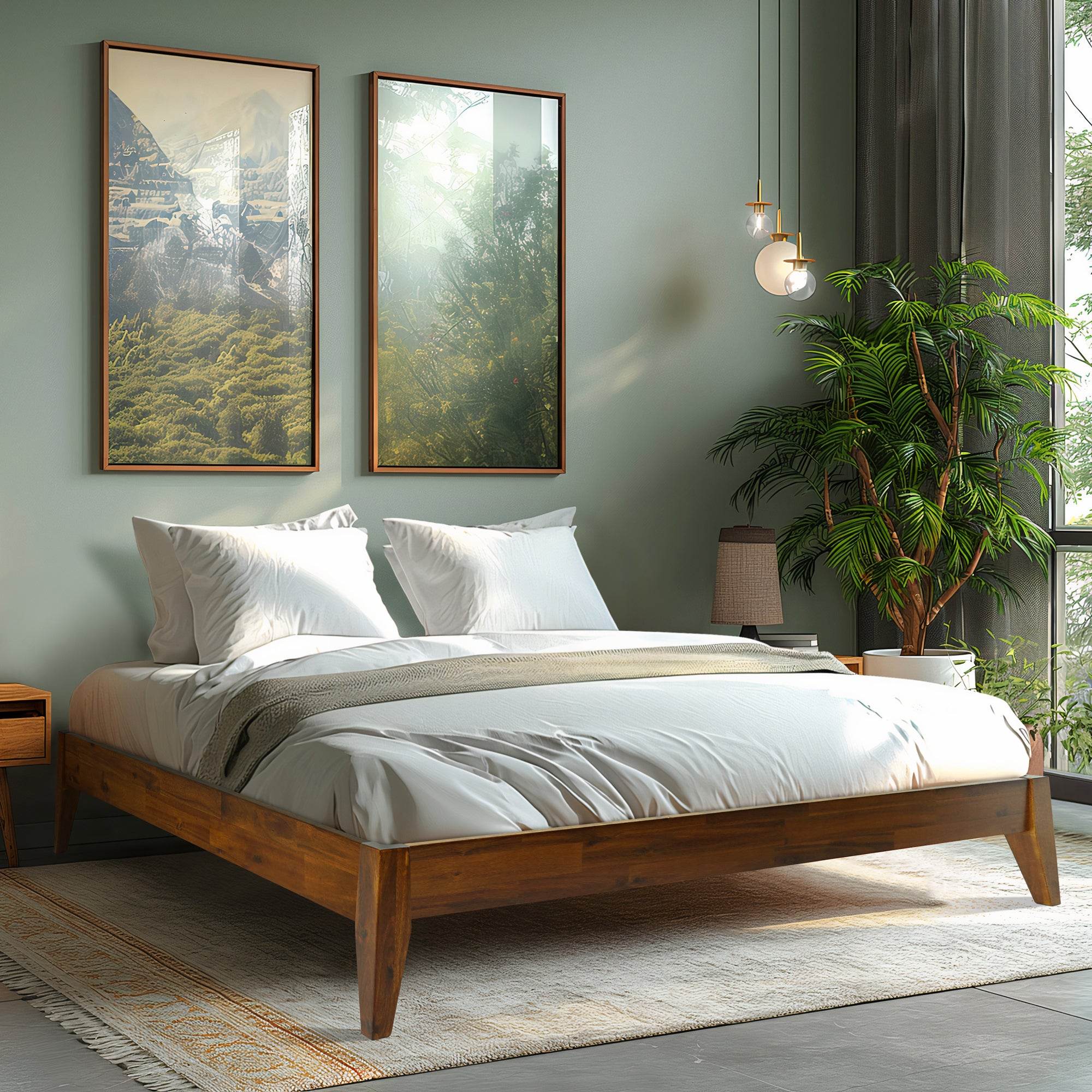 Mervyn Solid Wood Platform Bed