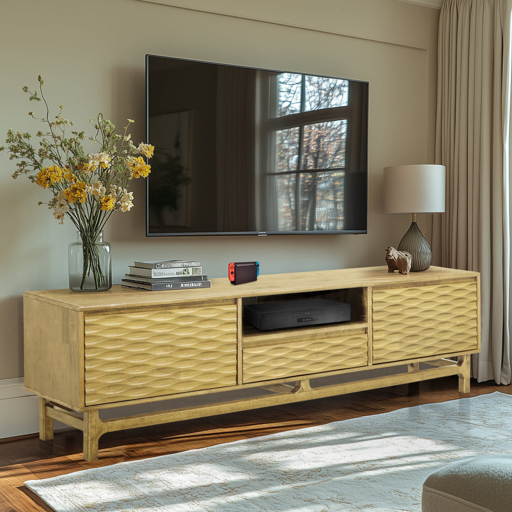 Elara TV Stand with Storage and Cable Management for TVs up to 80"