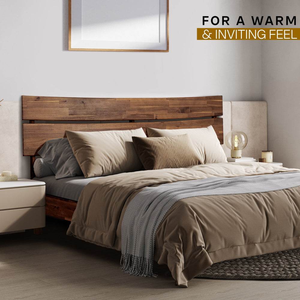 Aurora Deluxe Wood Platform Bed Frame