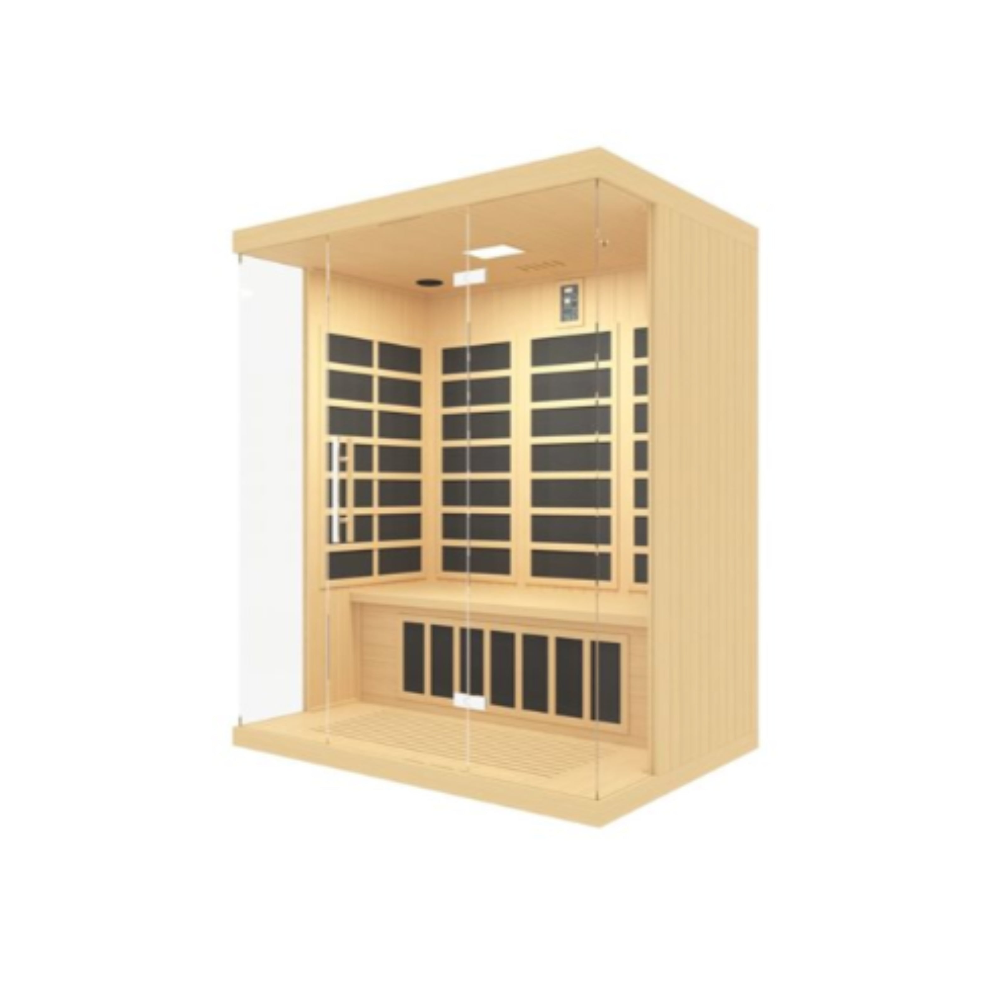 Sauna Infrarouge Westinghouse pour 3 personnes - En bois de pruche avec chromothérapie LED - Usage Intérieur Uniquement (WES43-3100)