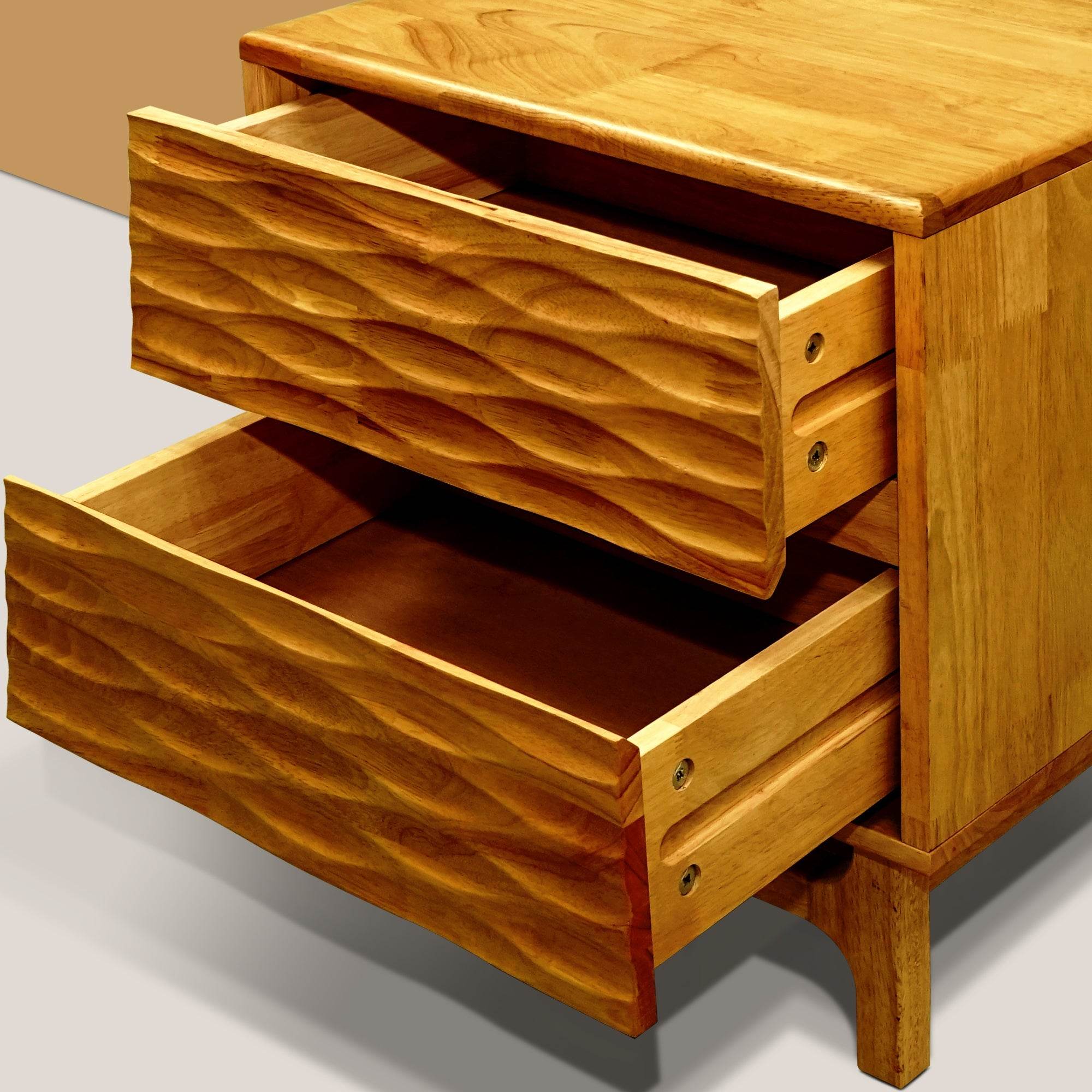 Elara Nightstand with 2 Drawers