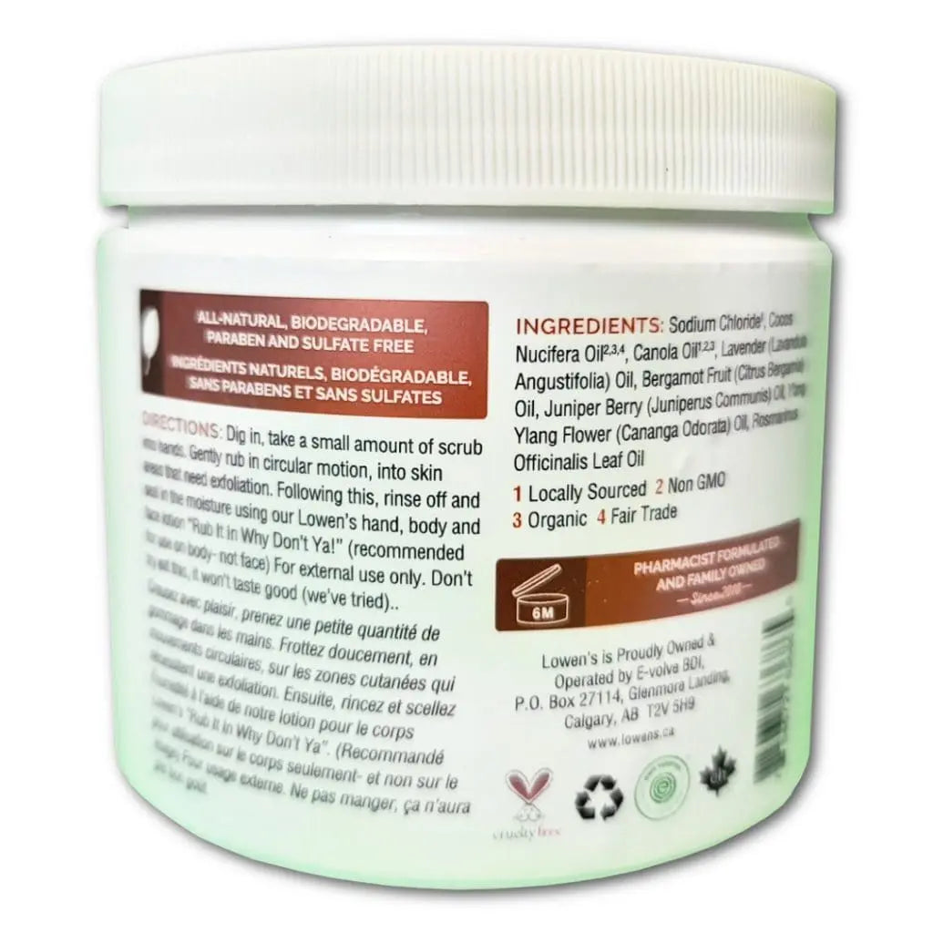 Salt of the Earth Salt Scrub