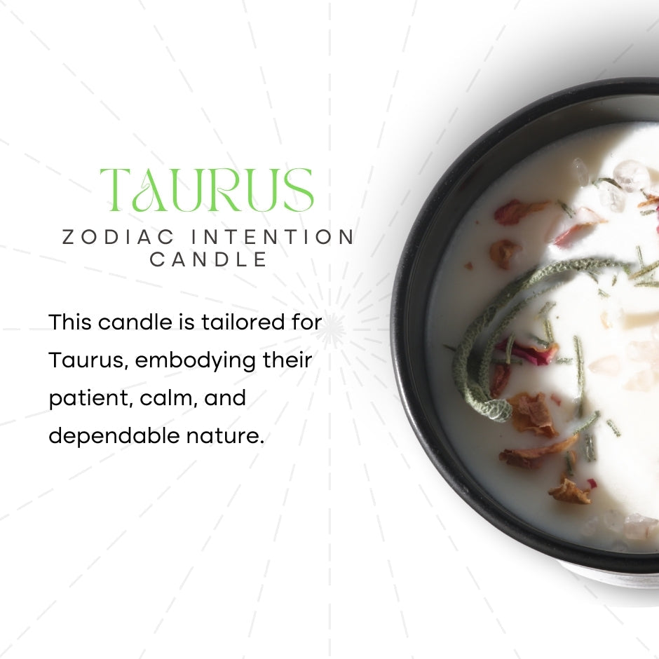 Crystal Zodiac Candle