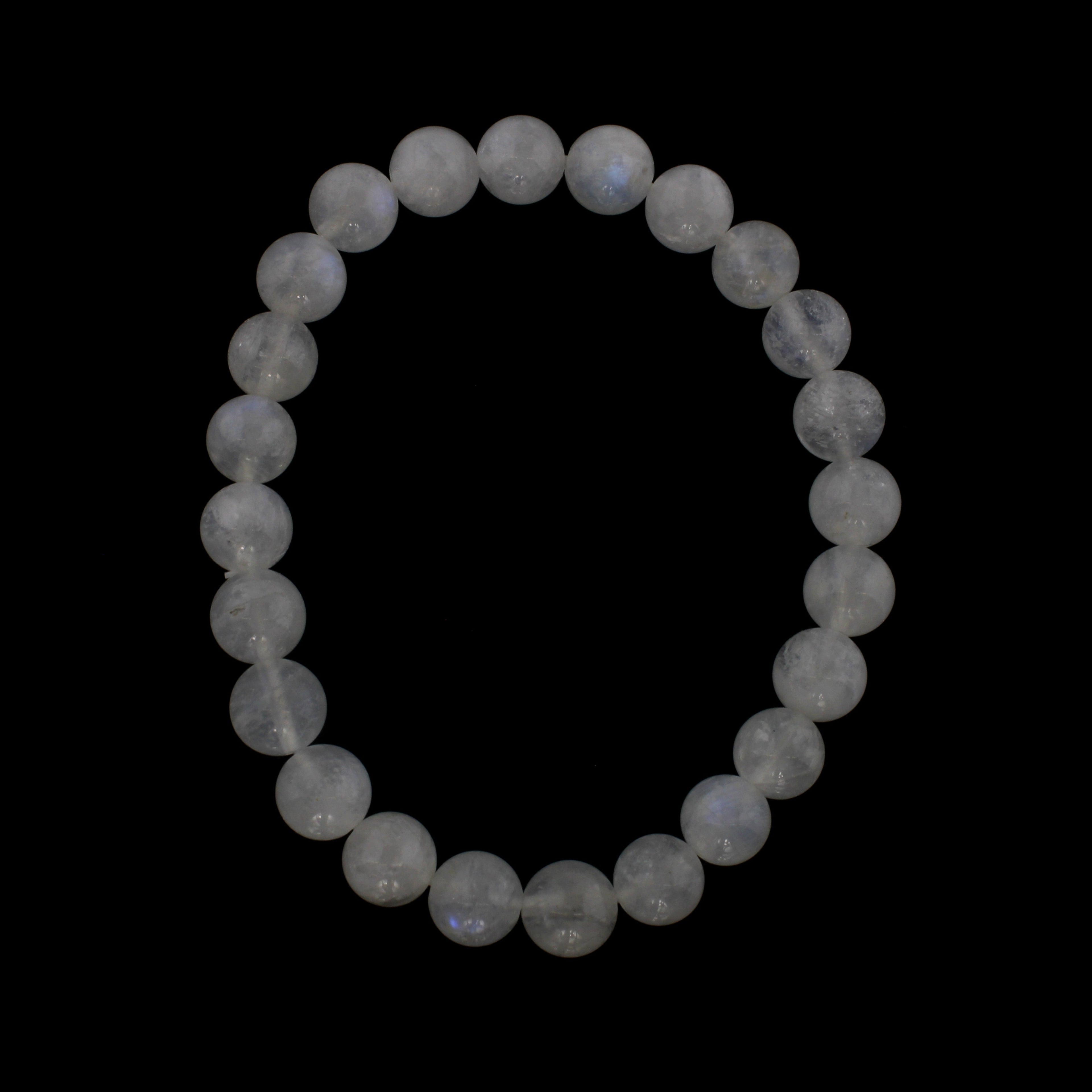 Moonstone Bead Bracelet