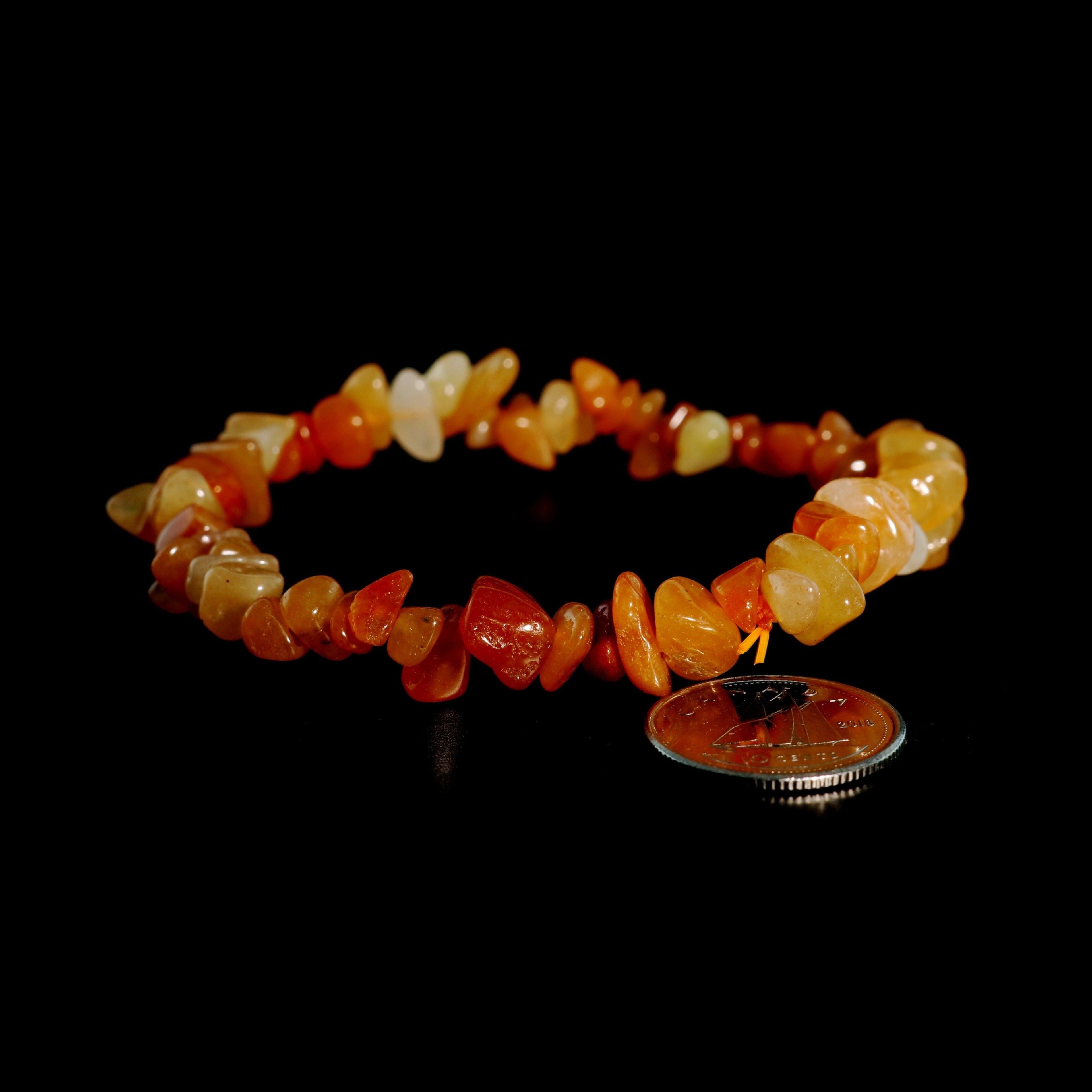 Red Aventurine Chip Bracelet