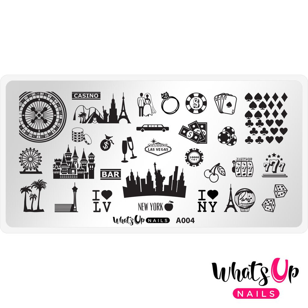 Whats Up - Sin City Life Stamping Plate