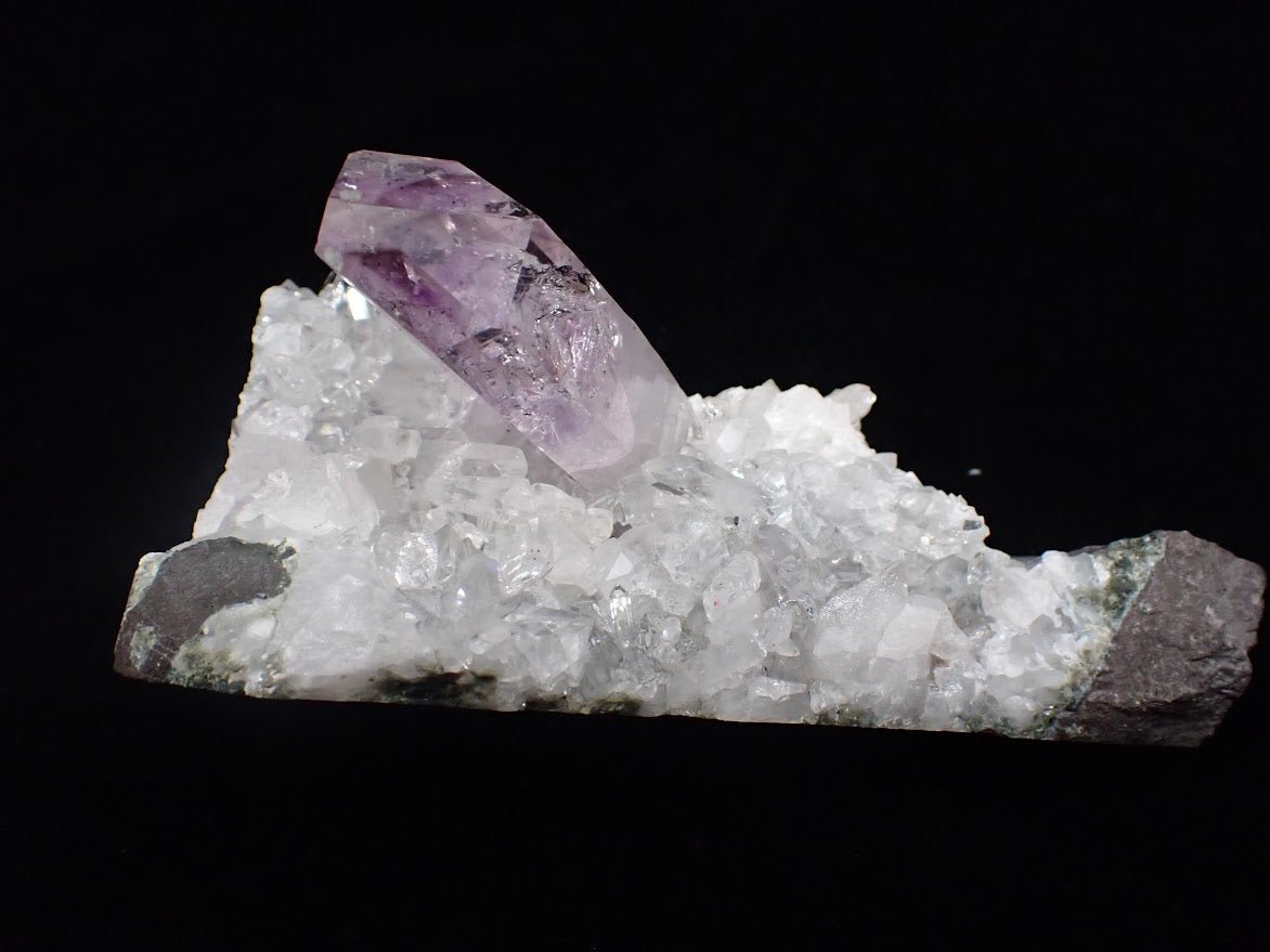 Amethyst on Quartz Matrix – Goboboseb Mountains, Namibia