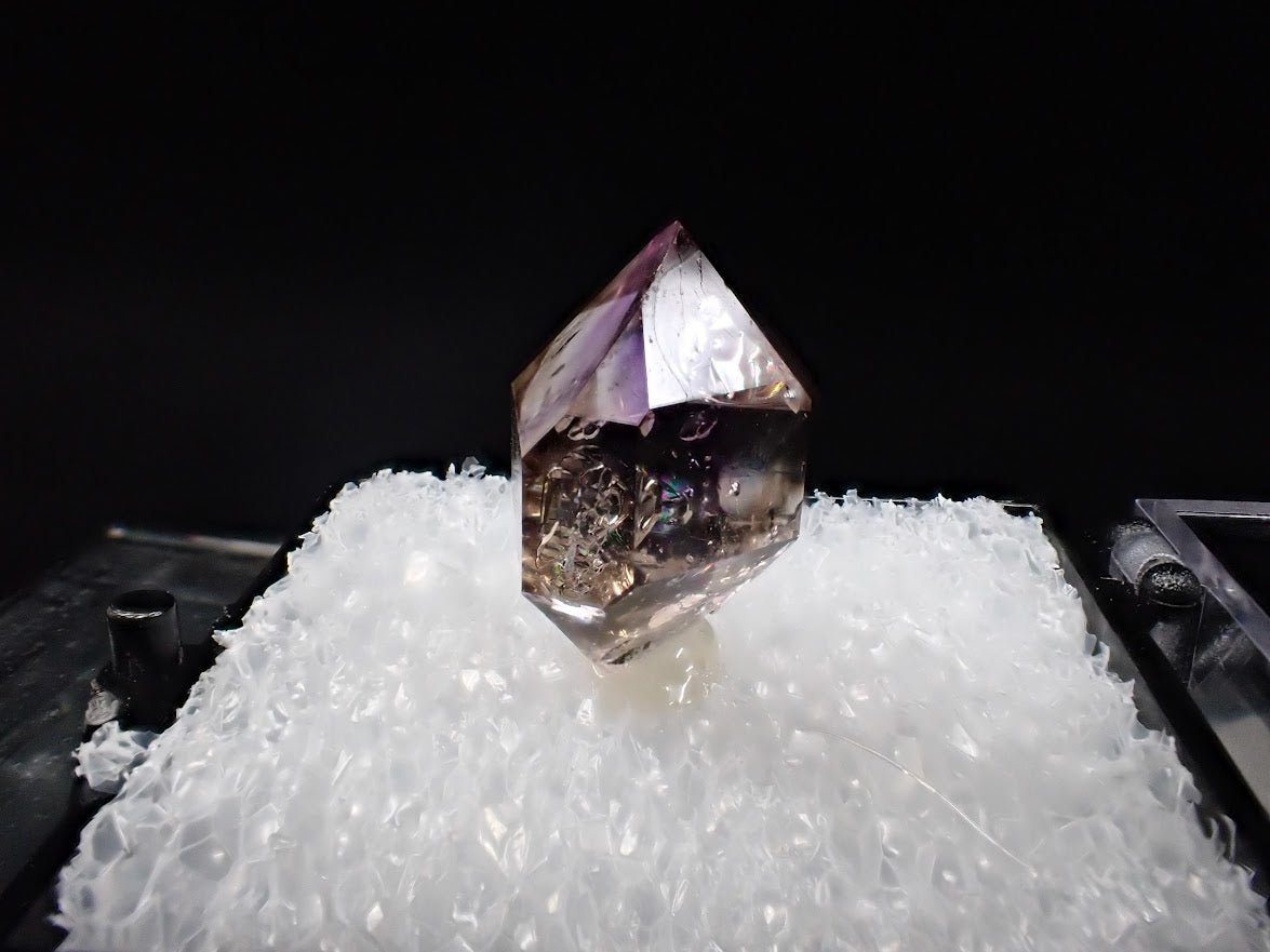 Amethyst Scepter – Goboboseb Mountains, Namibia – Phantom Inclusions – Micro Specimen (16mm)