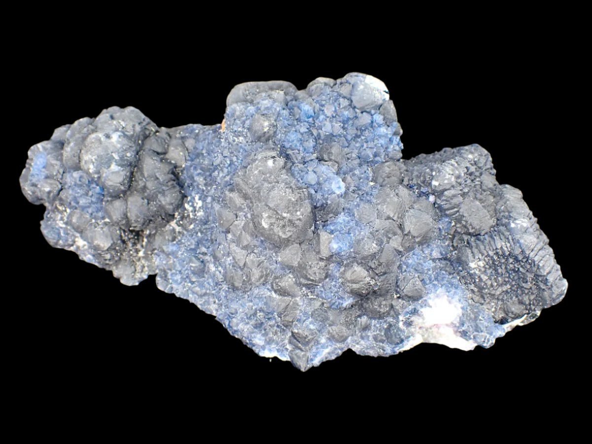 Blueberry Fluorite Botryoidal Cluster – Huanggang Mine, Inner Mongolia 6 x 3 inches | 656 grams