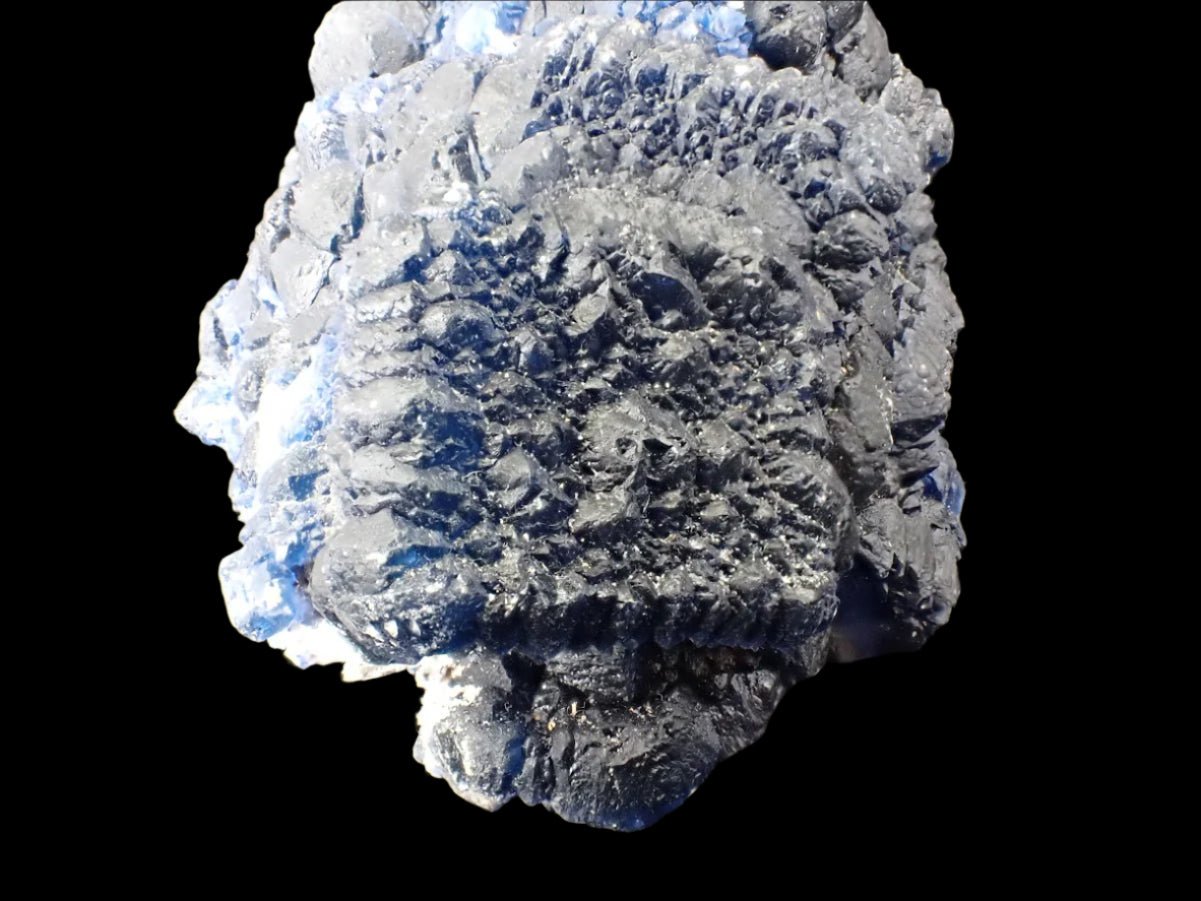 Blueberry Fluorite Botryoidal Cluster – Huanggang Mine, Inner Mongolia 6 x 3 inches | 656 grams