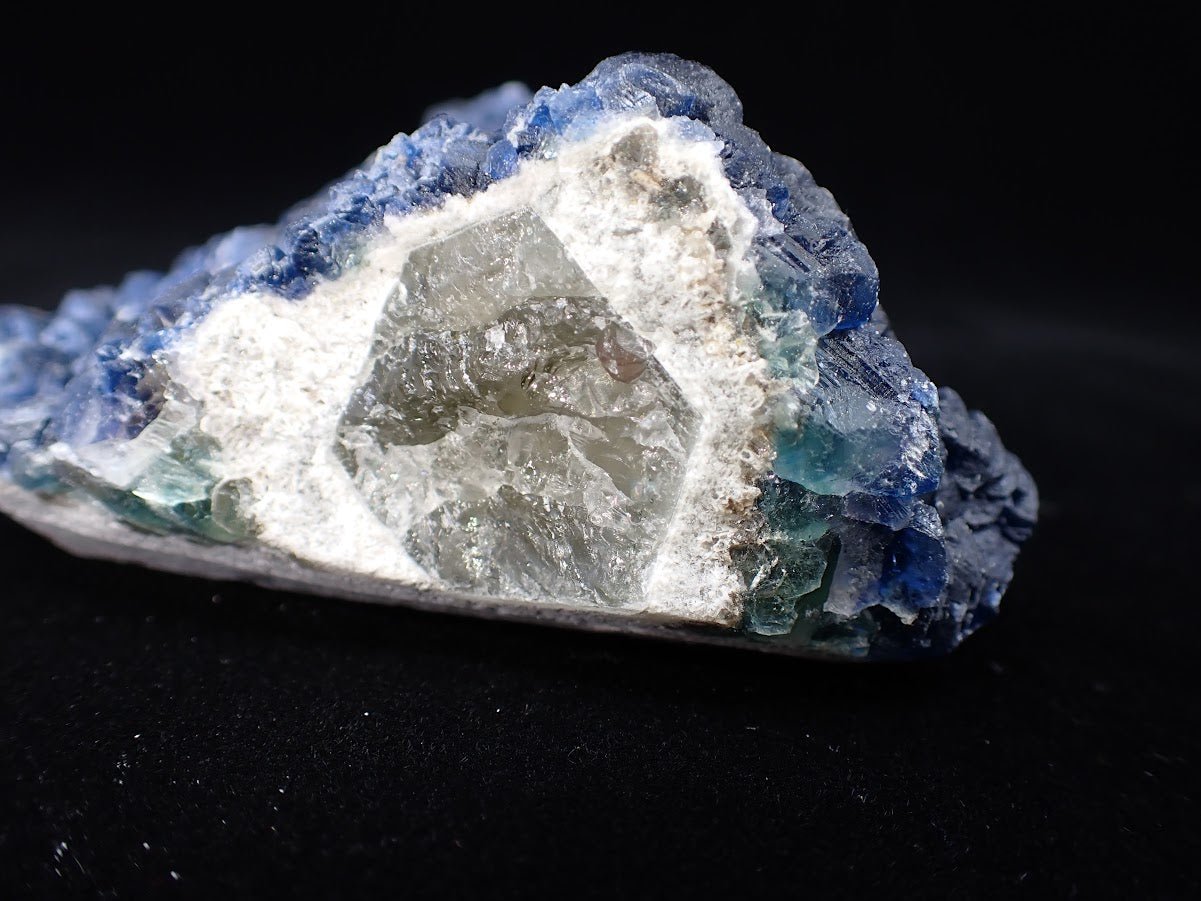 Blueberry Fluorite Huanggang Mine, China