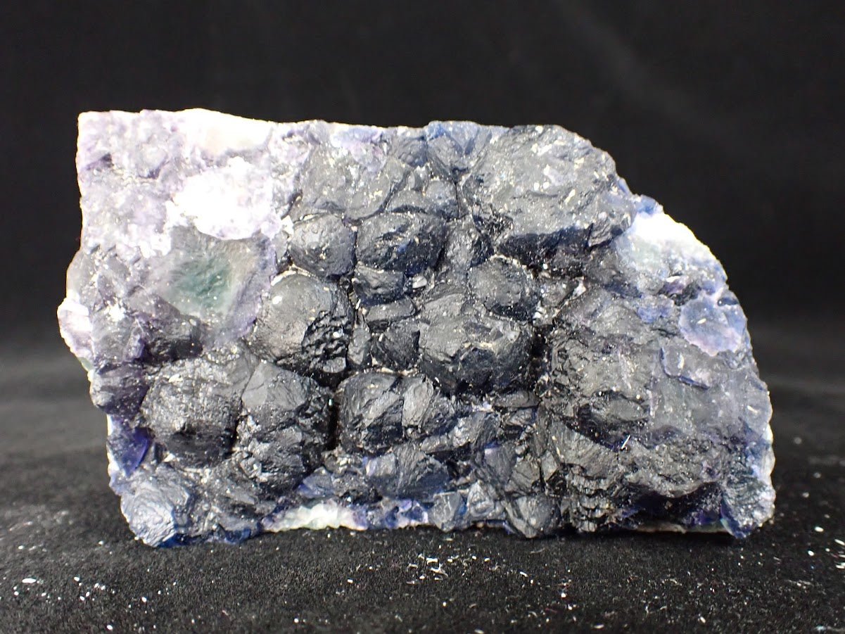 Botryoidal Blueberry Fluorite with Zoning – Huanggang Mine, Inner Mongolia 3 x 2 inches 202 grams