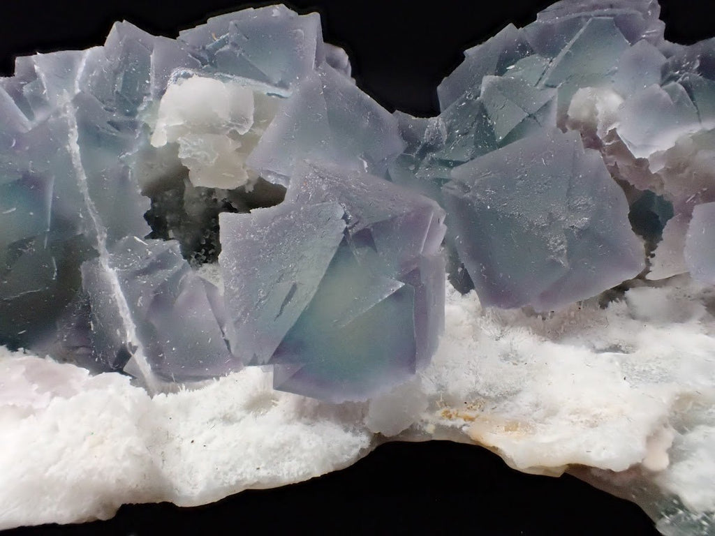 De’an Fluorite Cluster – Green and Purple UV Reactive, Jiangxi Province, China