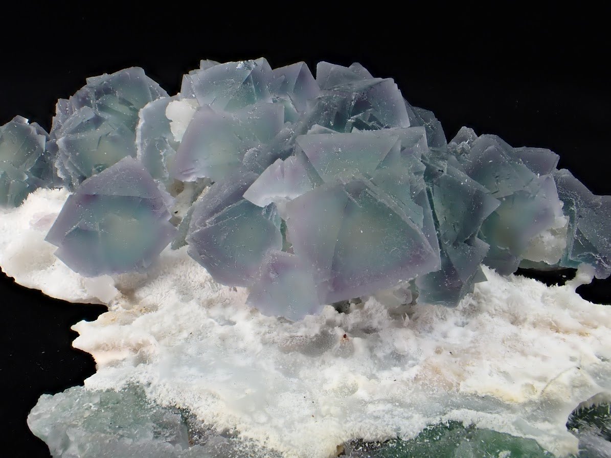 De’an Fluorite Cluster – Green and Purple UV Reactive, Jiangxi Province, China