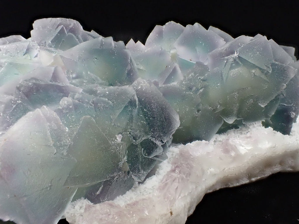 De’an Fluorite Cluster – Green and Purple UV Reactive, Jiangxi Province, China