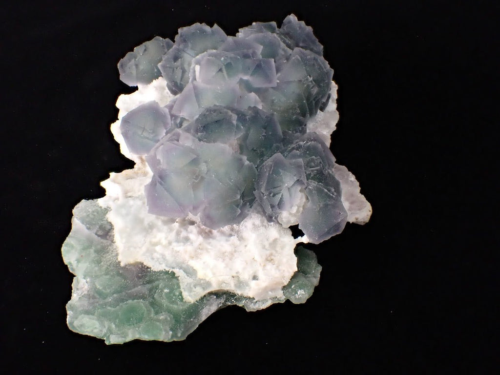 De’an Fluorite Cluster – Green and Purple UV Reactive, Jiangxi Province, China
