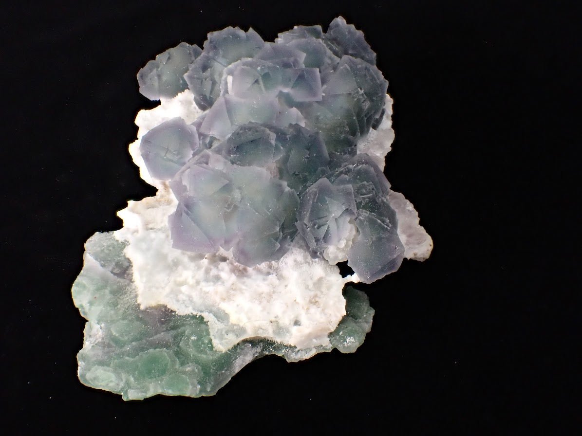 De’an Fluorite Cluster – Green and Purple UV Reactive, Jiangxi Province, China