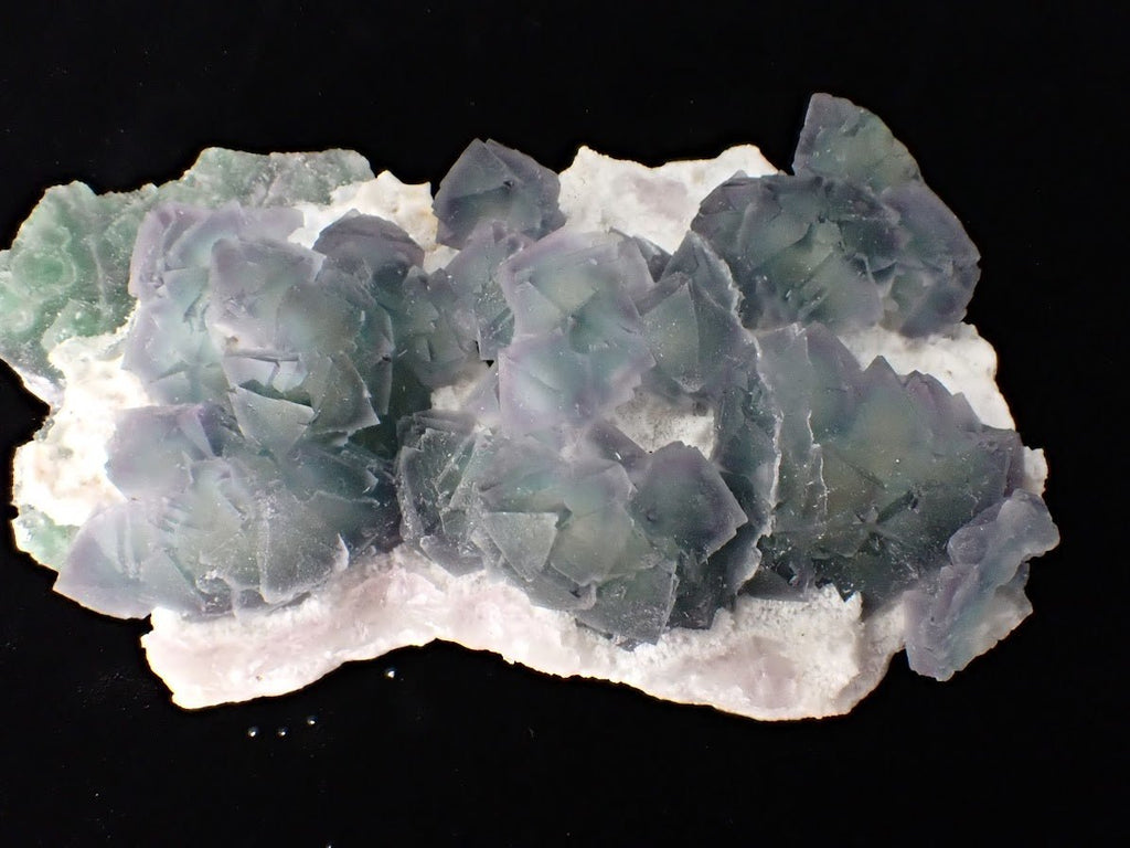 De’an Fluorite Cluster – Green and Purple UV Reactive, Jiangxi Province, China