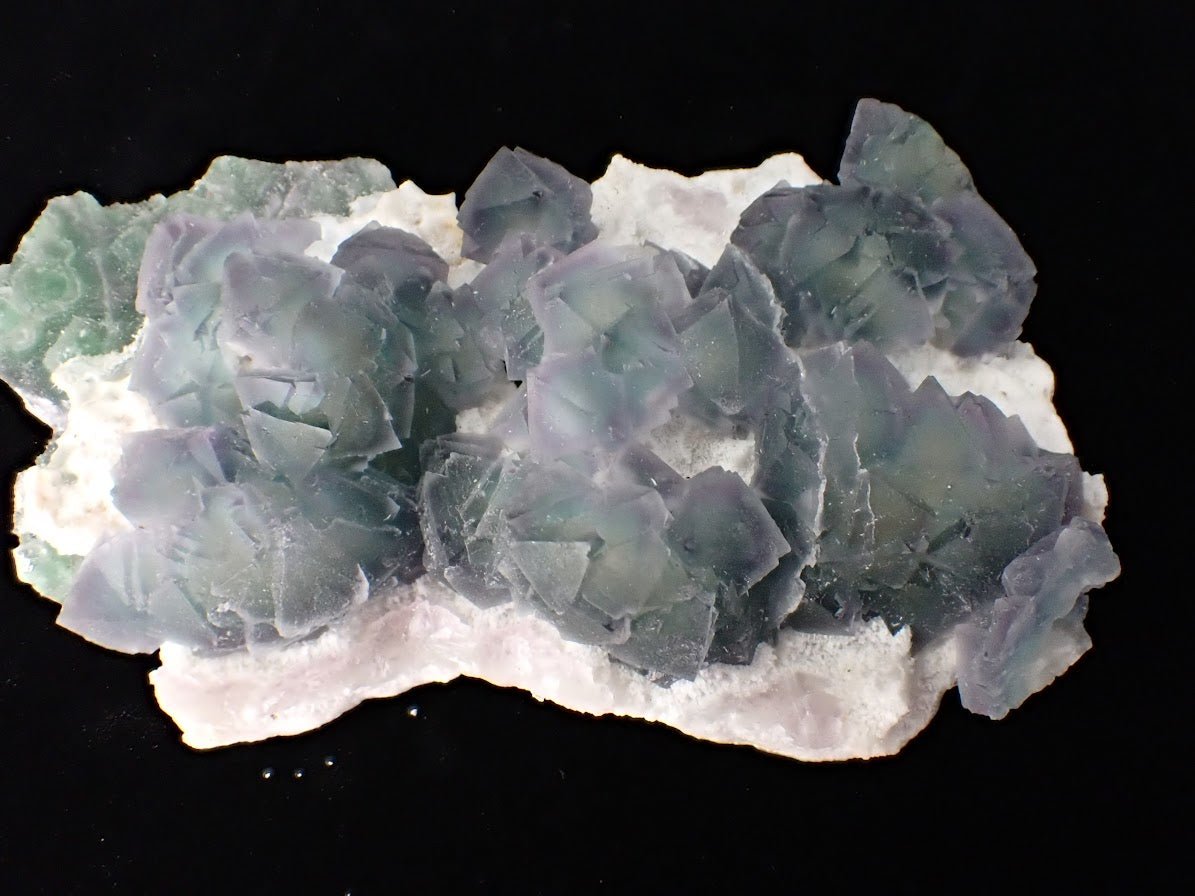 De’an Fluorite Cluster – Green and Purple UV Reactive, Jiangxi Province, China