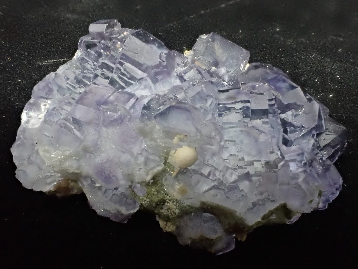 Fluorite with Pyrite – Yaogangxian Mine, Yizhang County, Hunan Province, China