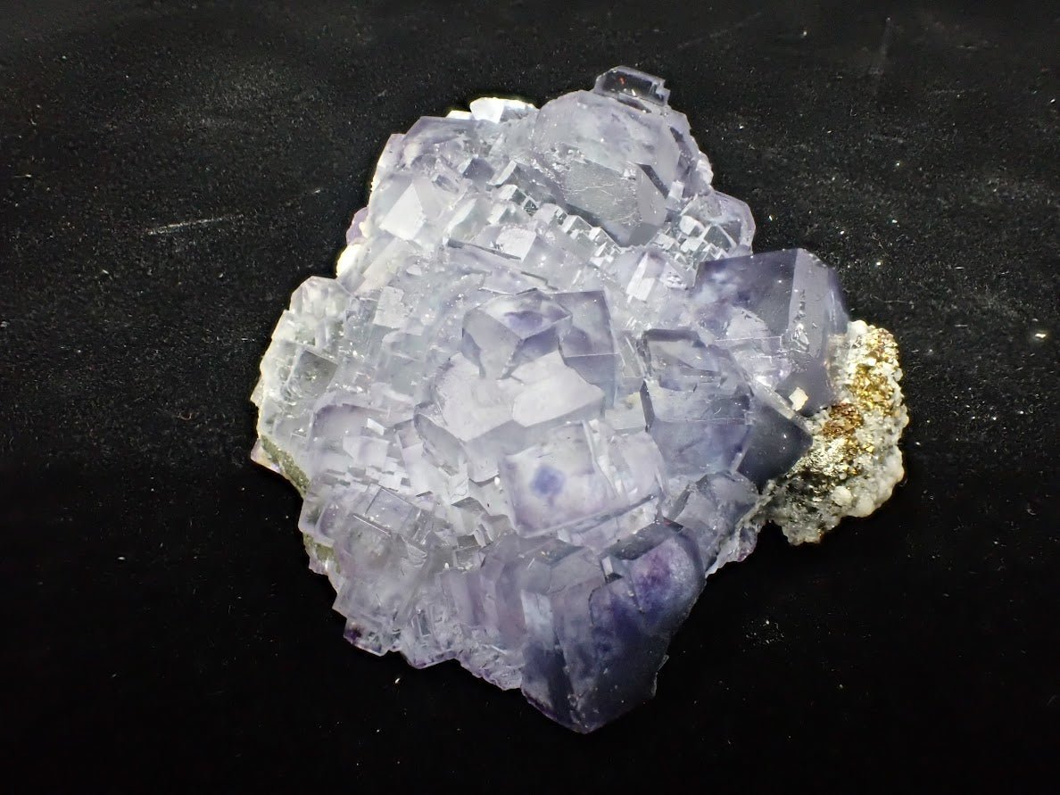 Fluorite with Pyrite – Yaogangxian Mine, Yizhang County, Hunan Province, China