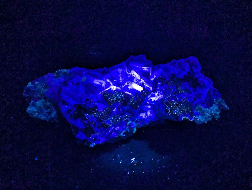 Fluorite with Pyrite - Yindu Mine, Inner Mongolia