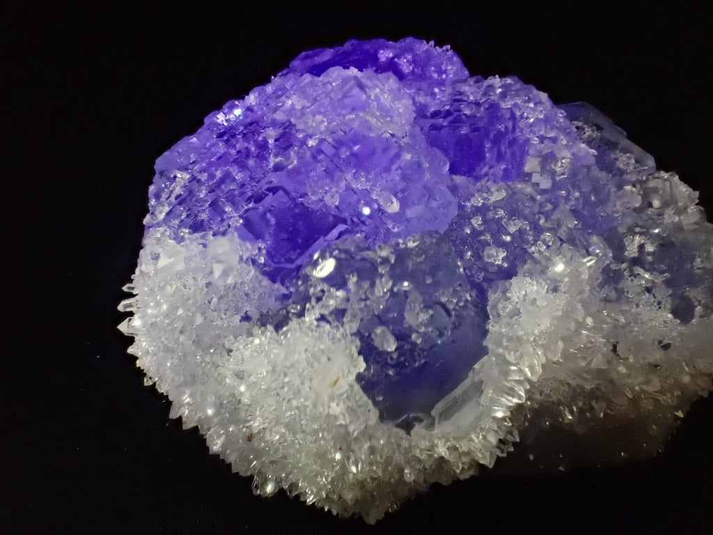 Green Diamond Fluorite with Quartz – Fujian Province, China