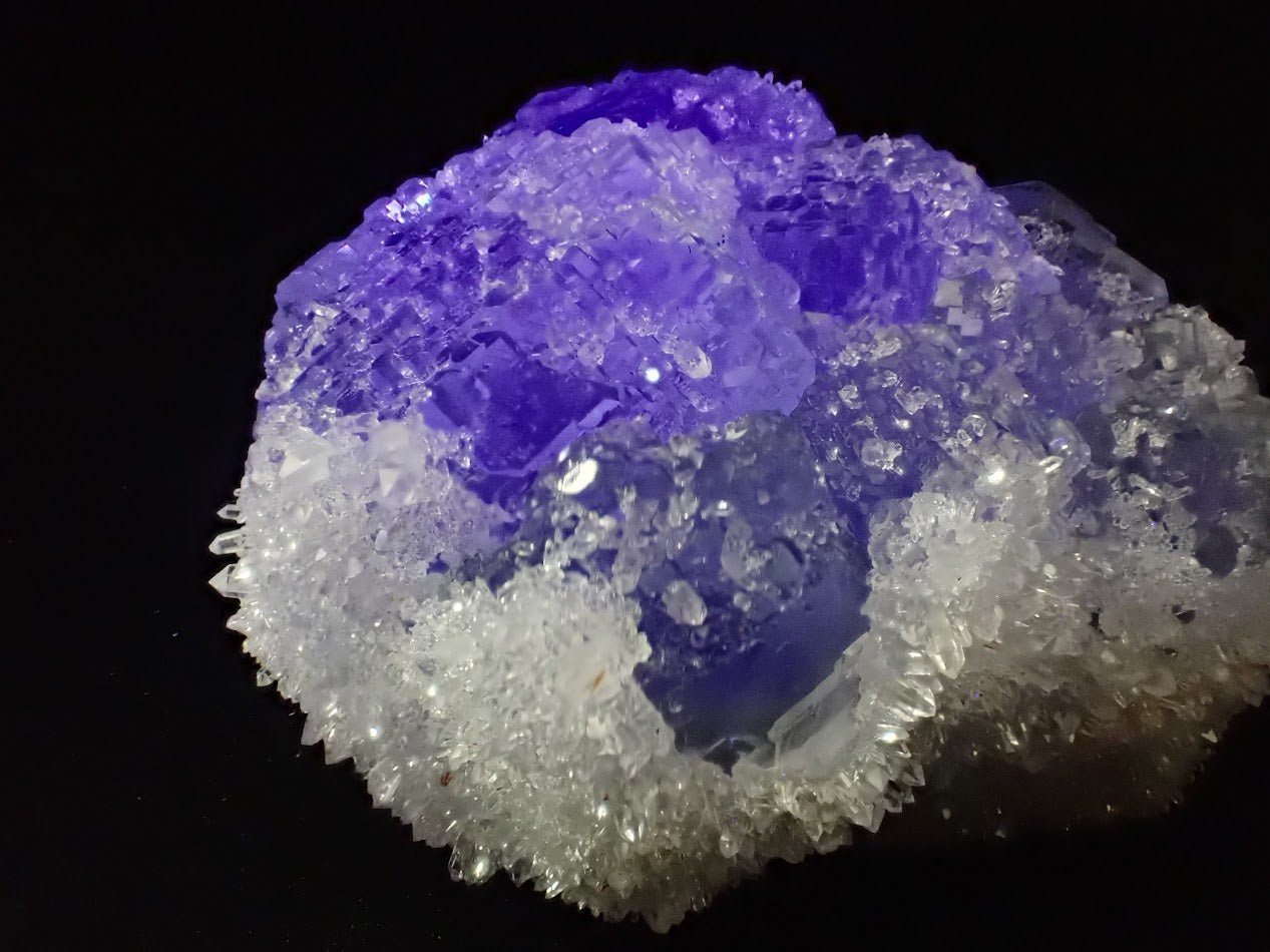 Green Diamond Fluorite with Quartz – Fujian Province, China