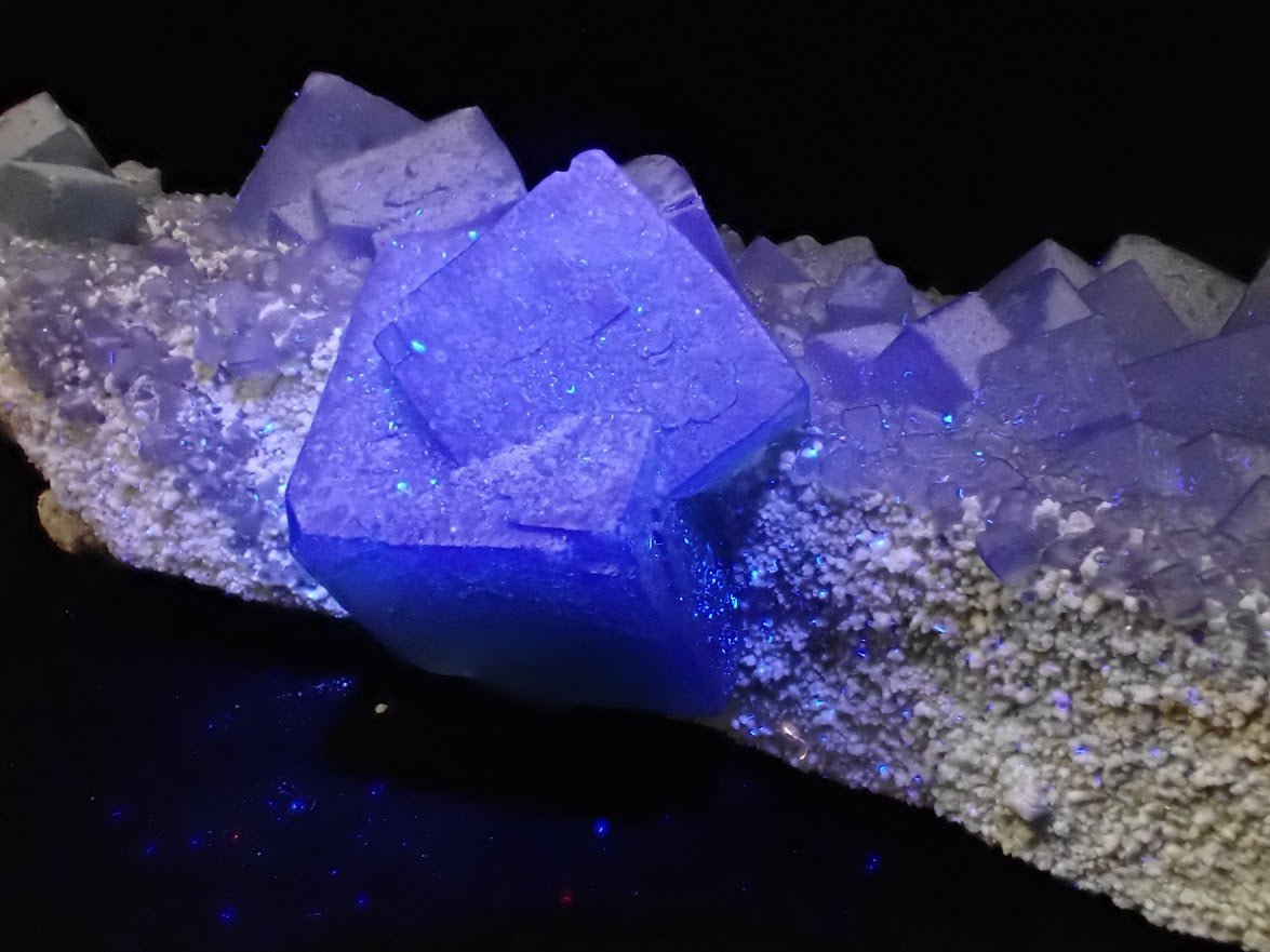 Green Fluorite on Quartz Matrix – Huanggang Mine, Inner Mongolia