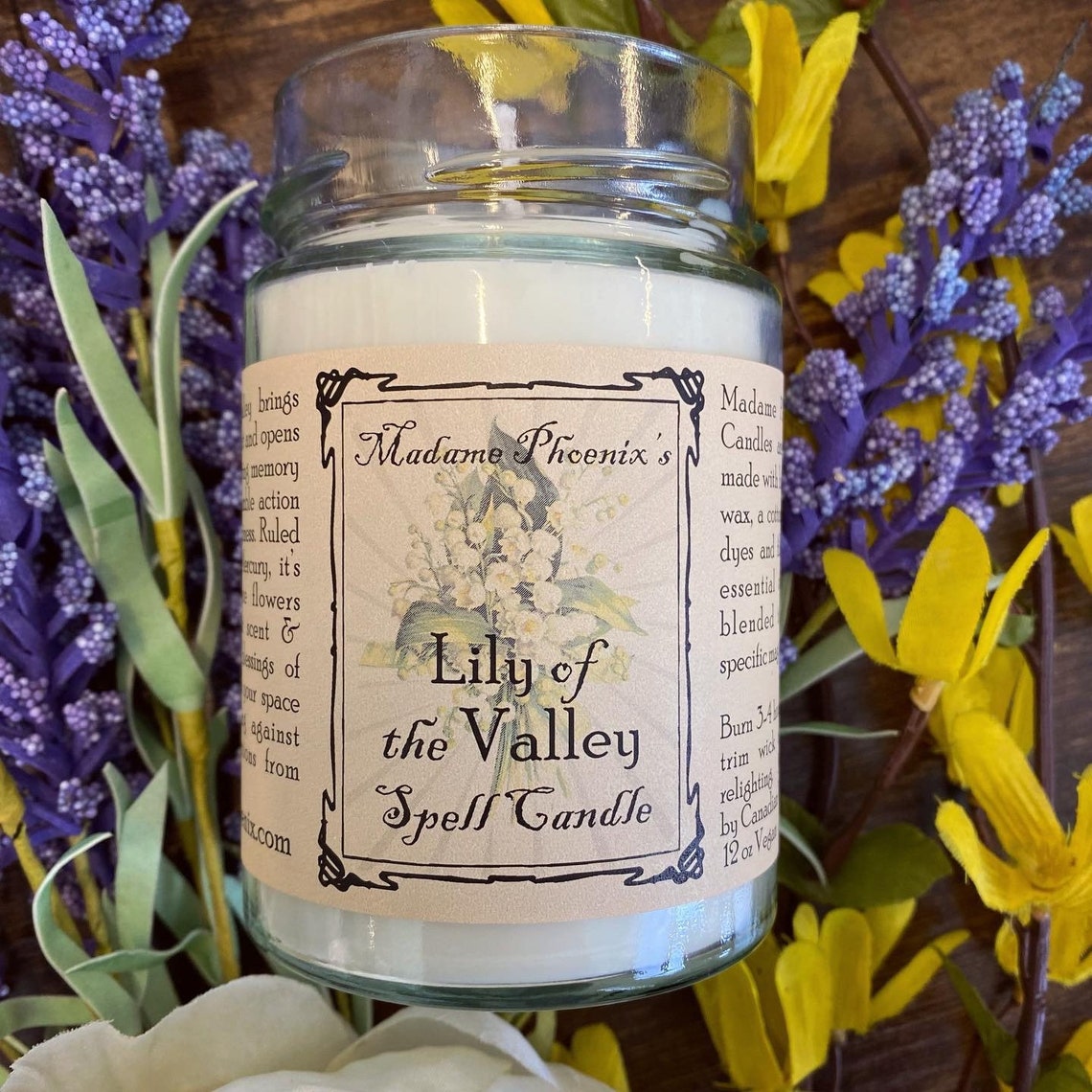 Spring Blessing Flower Candles